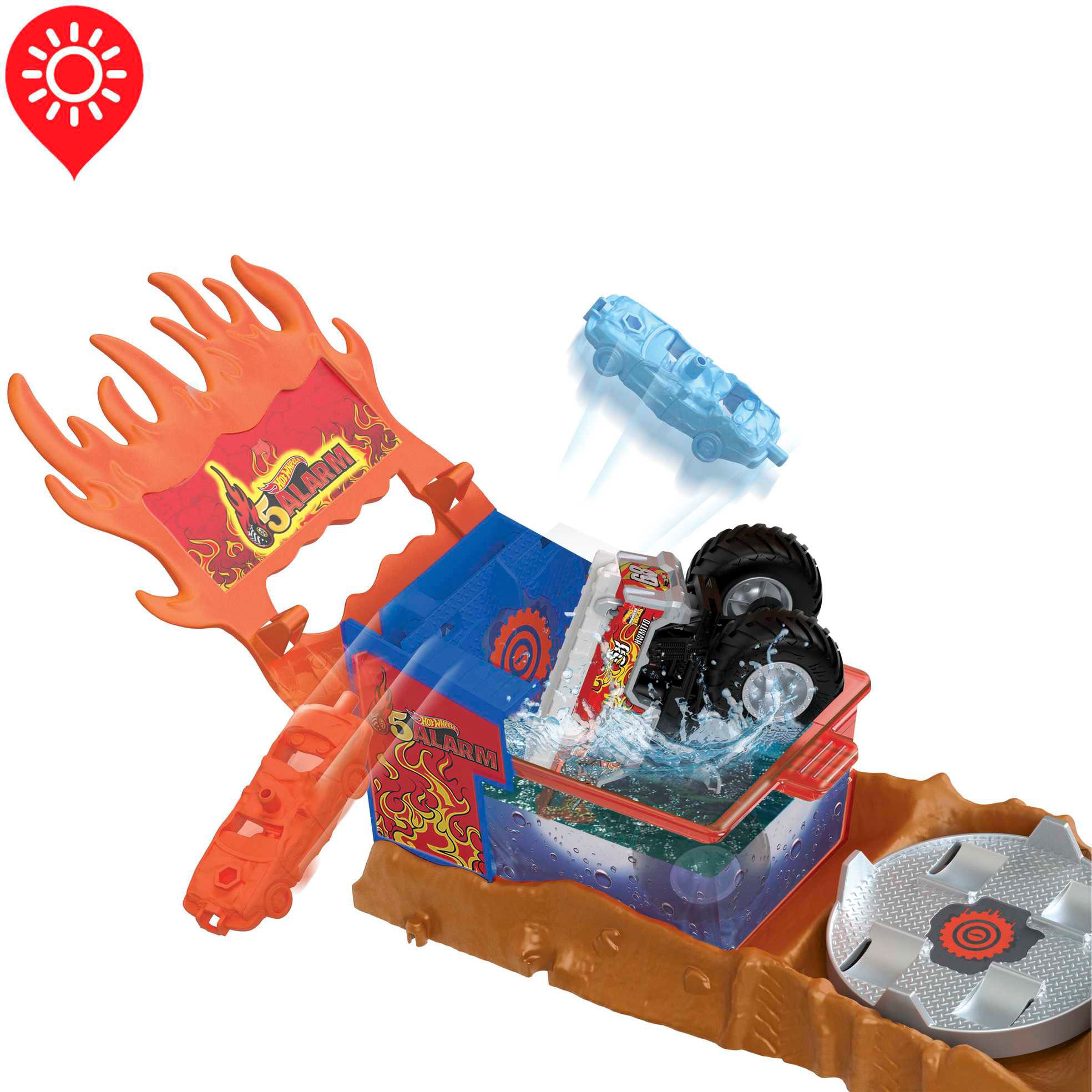 Hot Wheels Spielzeug-Monstertruck »Arena Smashers Color Shifters 5 Alarm Rescue«