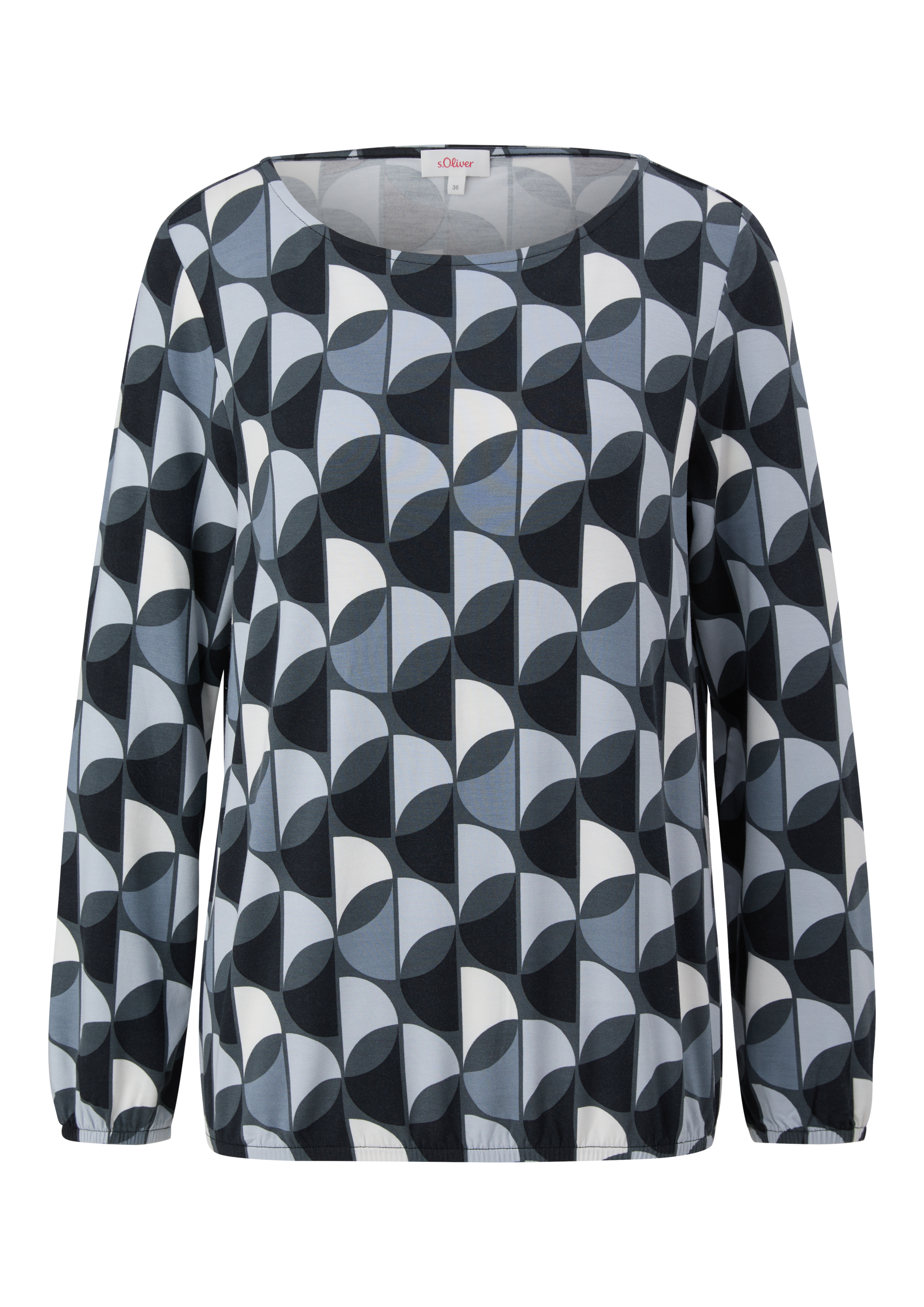 s.Oliver Langarmshirt, mit elastischem Bund