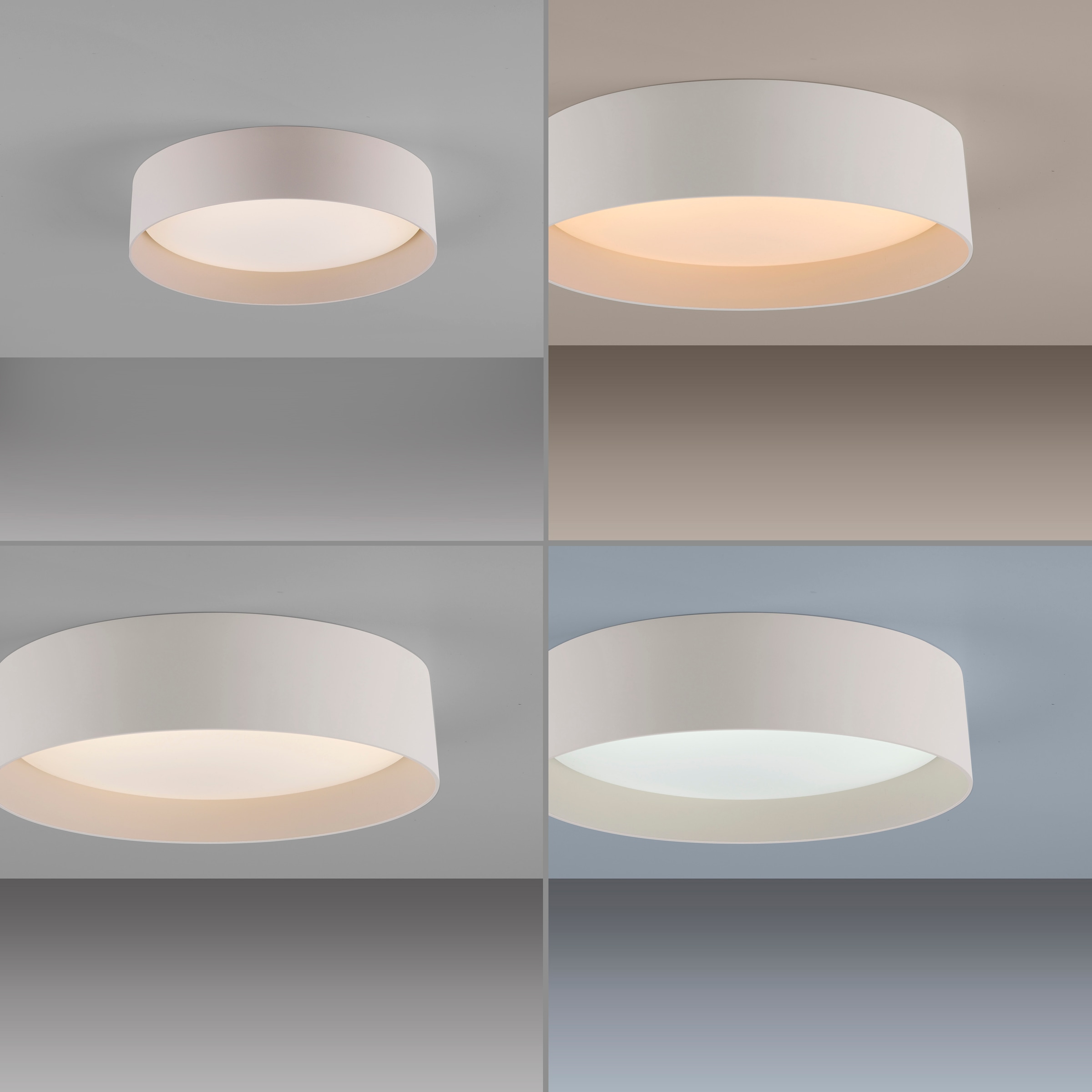 SCHÖNER WOHNEN-Kollektion LED Deckenleuchte »TAVOLI« LED-Board 1 Stk. warmweiß - kaltweiß SCHÖNER WOHNEN Kollektion, CCT 2700-6500K, IR-Fernbedienung, Dimmbar
