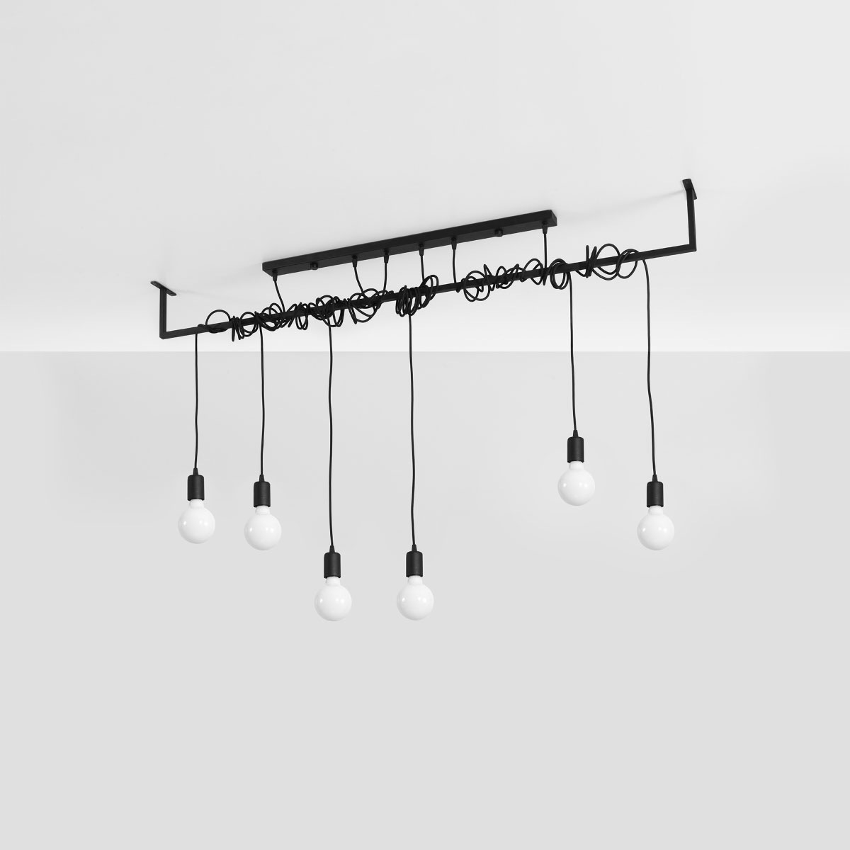 SOLLUX lighting Kronleuchter »SALAMANCA«, 6 flammig, Leuchtmittel E27   ohn günstig online kaufen