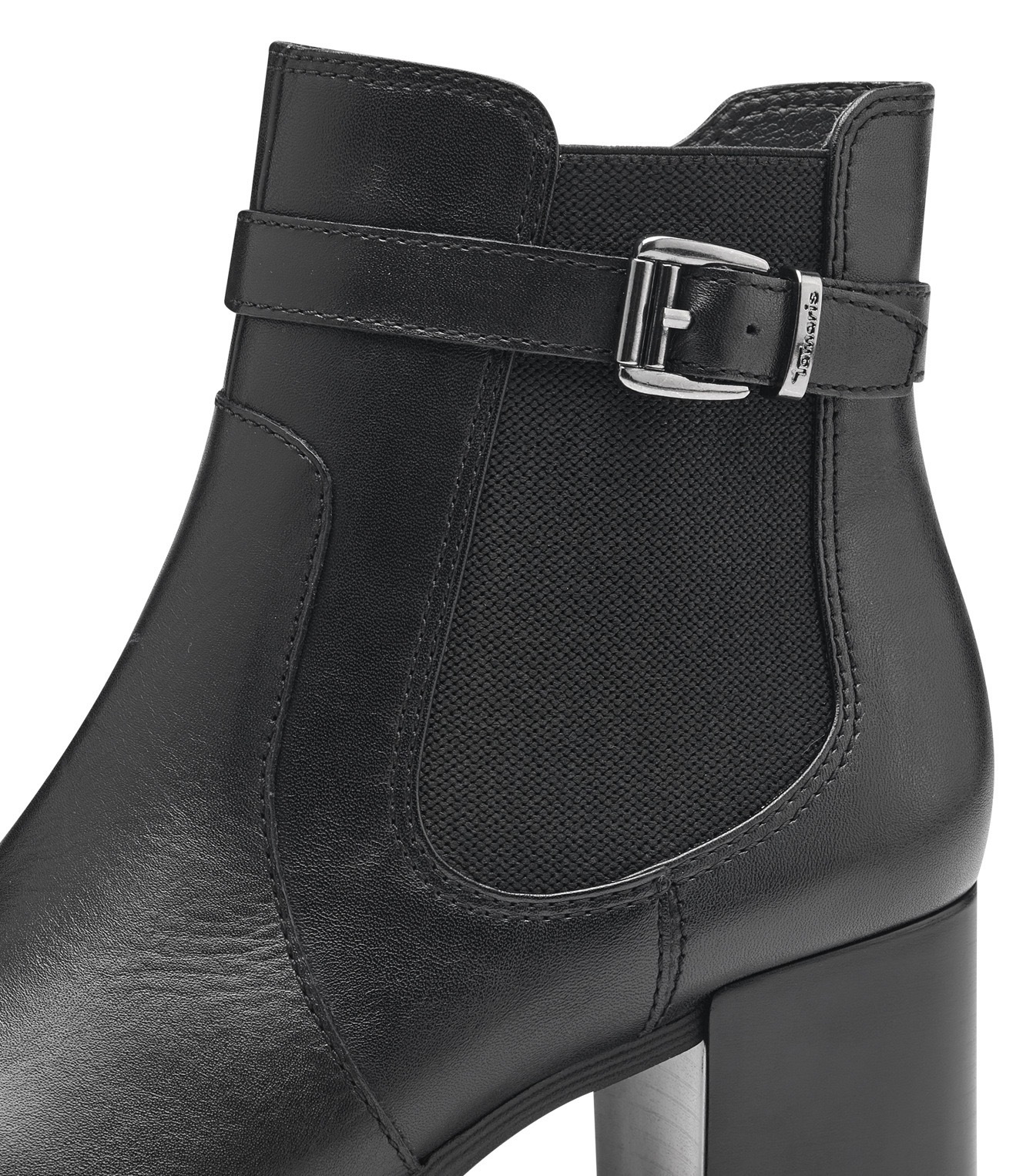Tamaris Stiefelette, mit trendiger Zierschnalle am Schaftrand