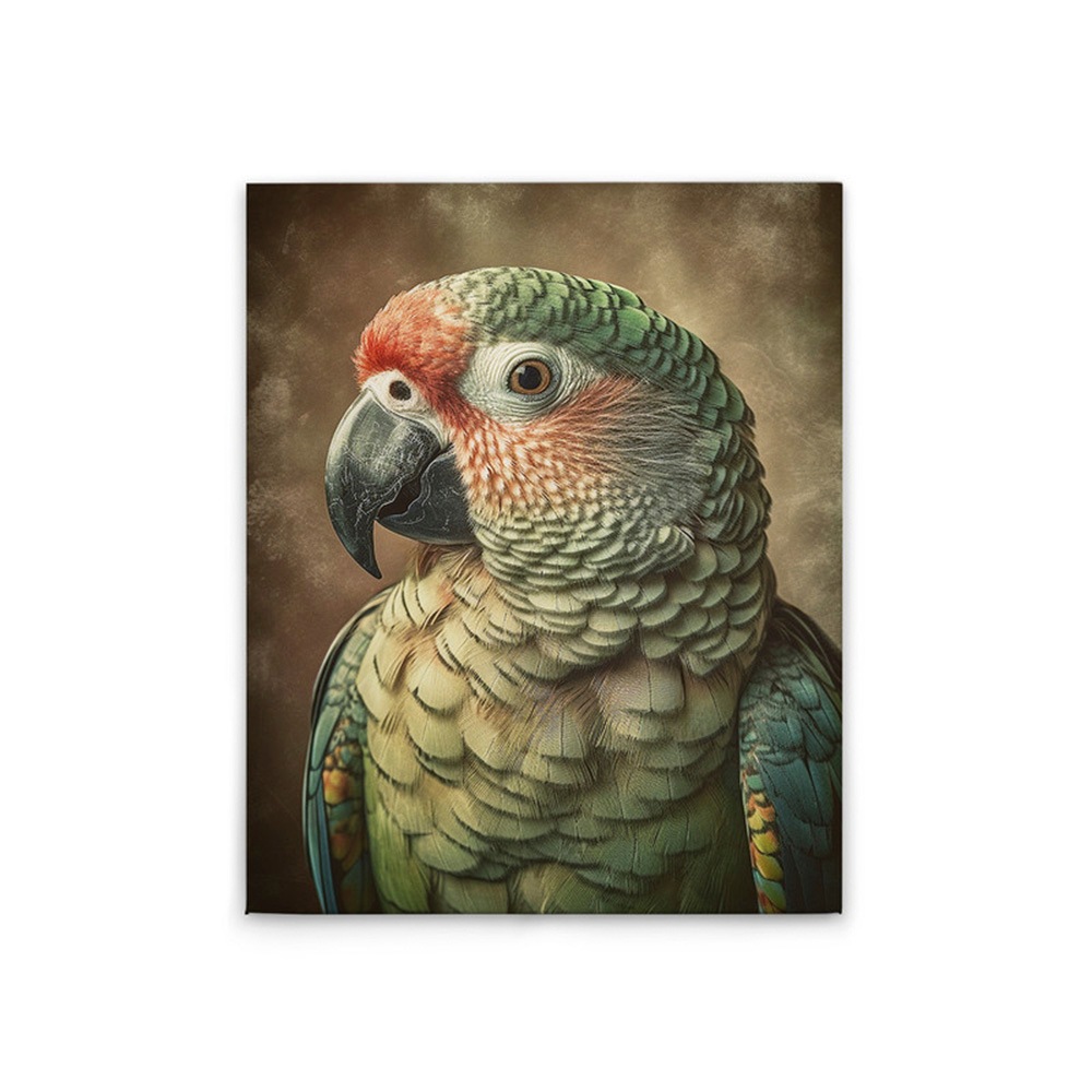 A.S. Création Leinwandbild »Fantasy Parrot Green - Wandbild Grün Bunt Keilr günstig online kaufen