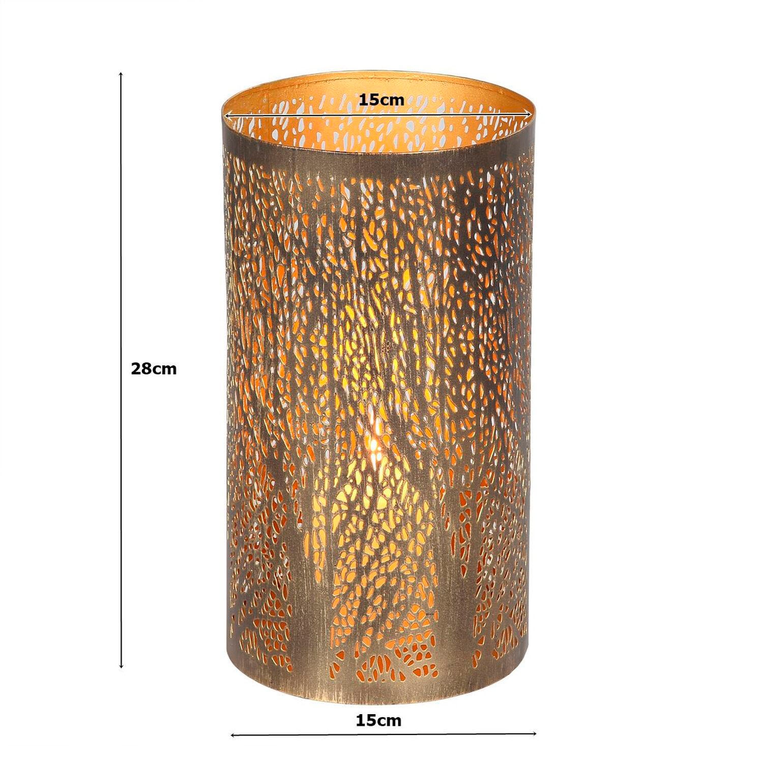 Ambiente Haus Kerzenlaterne »Laterne Walddesign - (H) 28 cm«