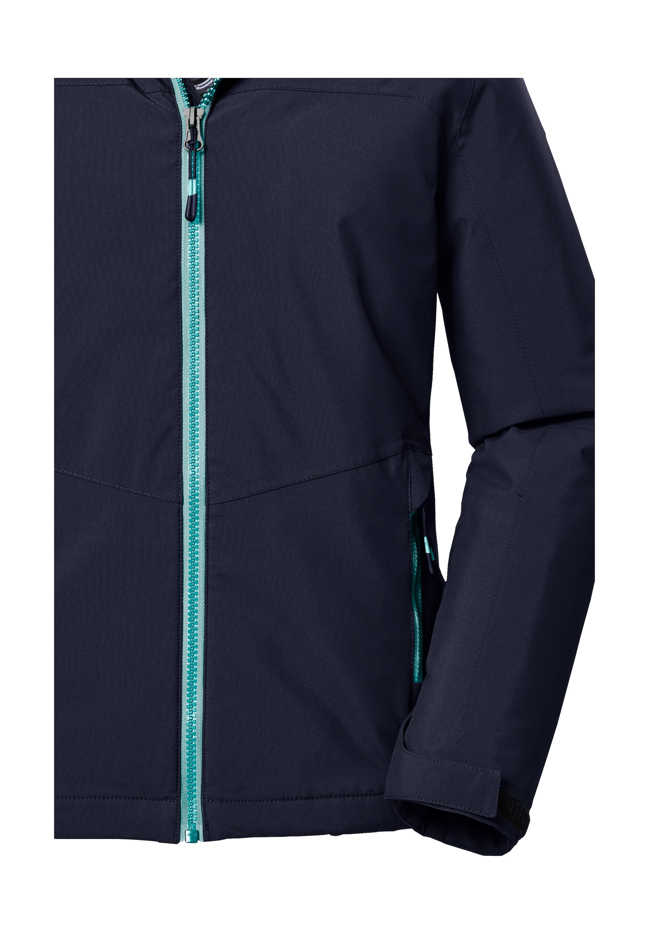 Killtec Funktionsjacke »KOW 352 GRLS JCKT«, Wasserdichte Mädchenjacke mit Kapuze, warmem Fleece und Kinnschutz