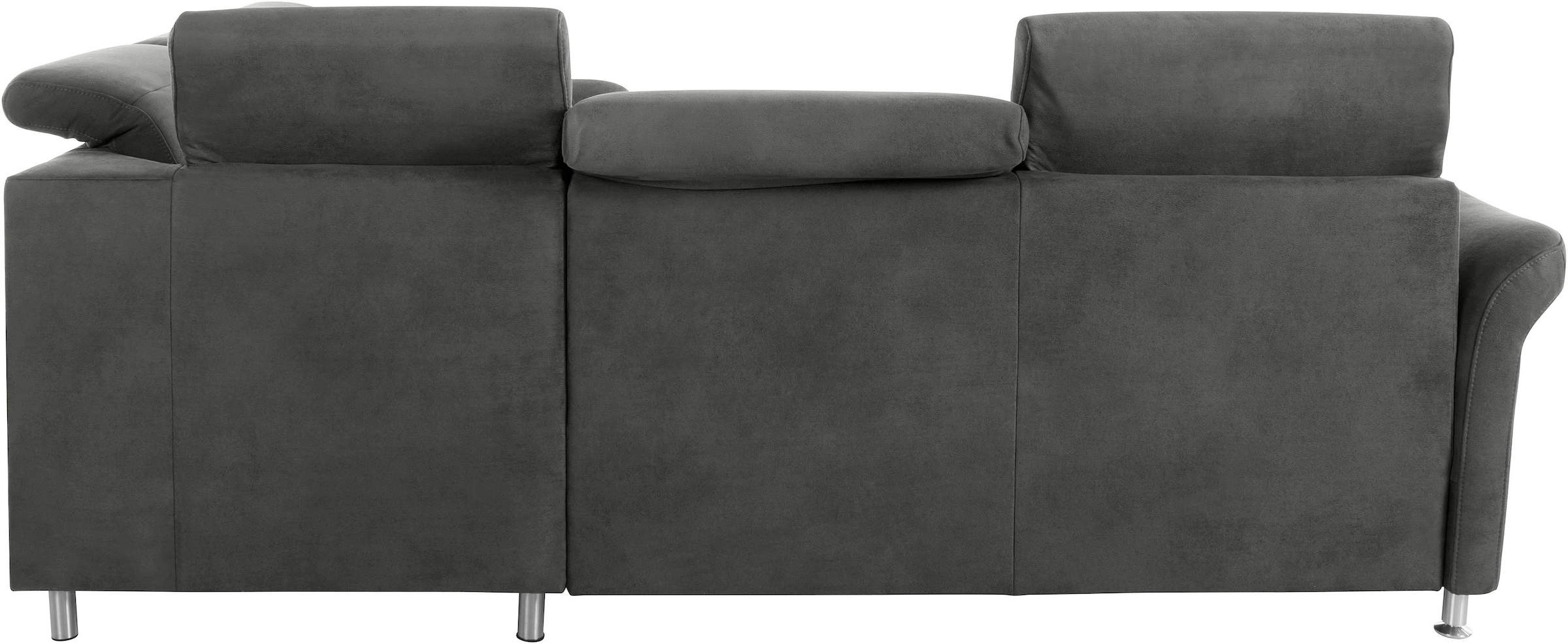 sit&more Ecksofa »Darwin L-Form«, inklusive Federkern, wahlweise mit Kopfteilverstellung, Bettfunktion