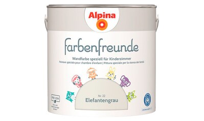 Alpina Wandfarbe »Farbenfreunde Nr. 22 Elefantengrau«, matt, 2,5 Liter kaufen