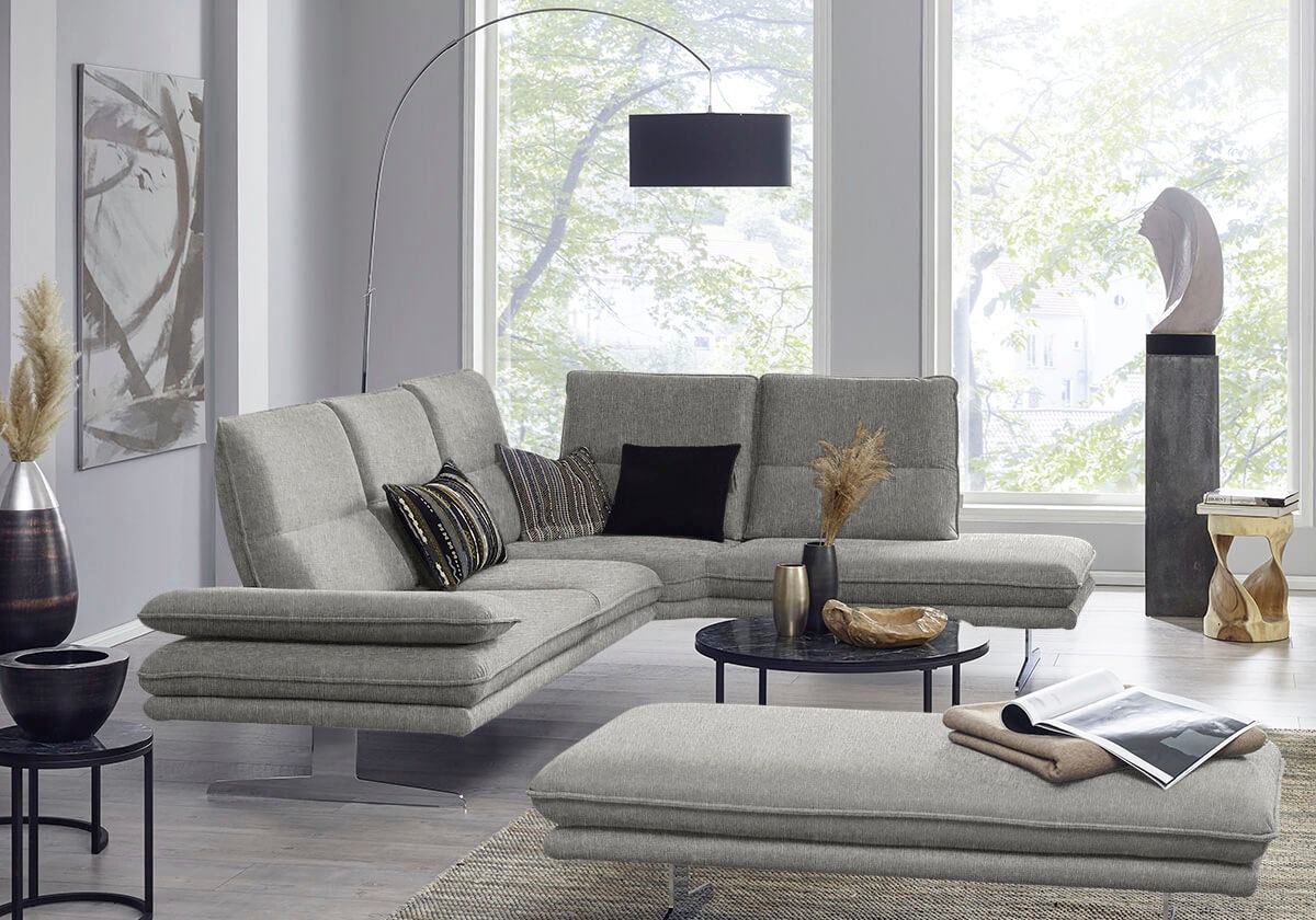 W.SCHILLIG Ecksofa »broadway, Designsofa, mit tollem Sitzkomfort, L-Form«, günstig online kaufen