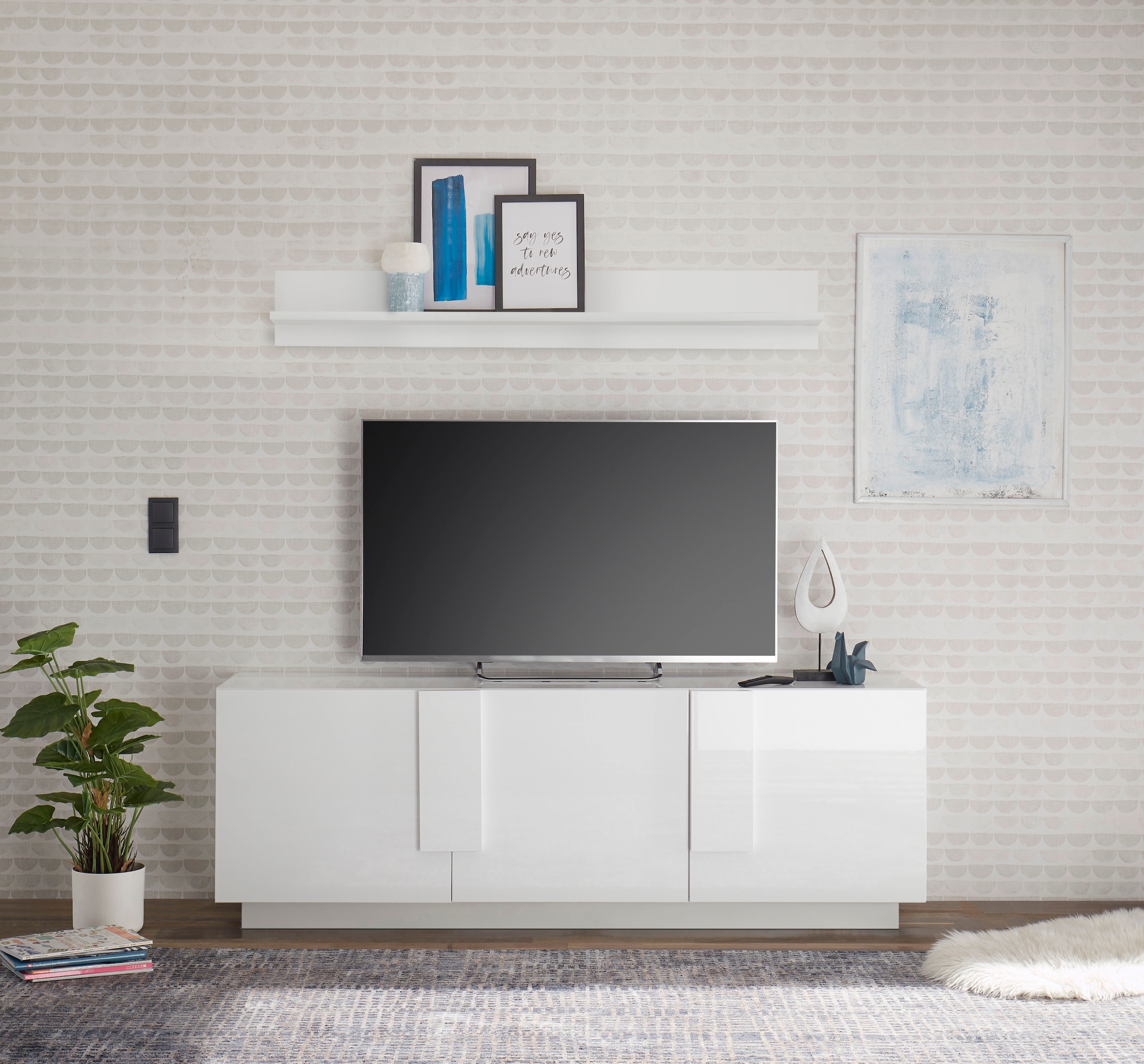 INOSIGN Lowboard »Jupiter«, Breite 181 cm mit 3 Türen