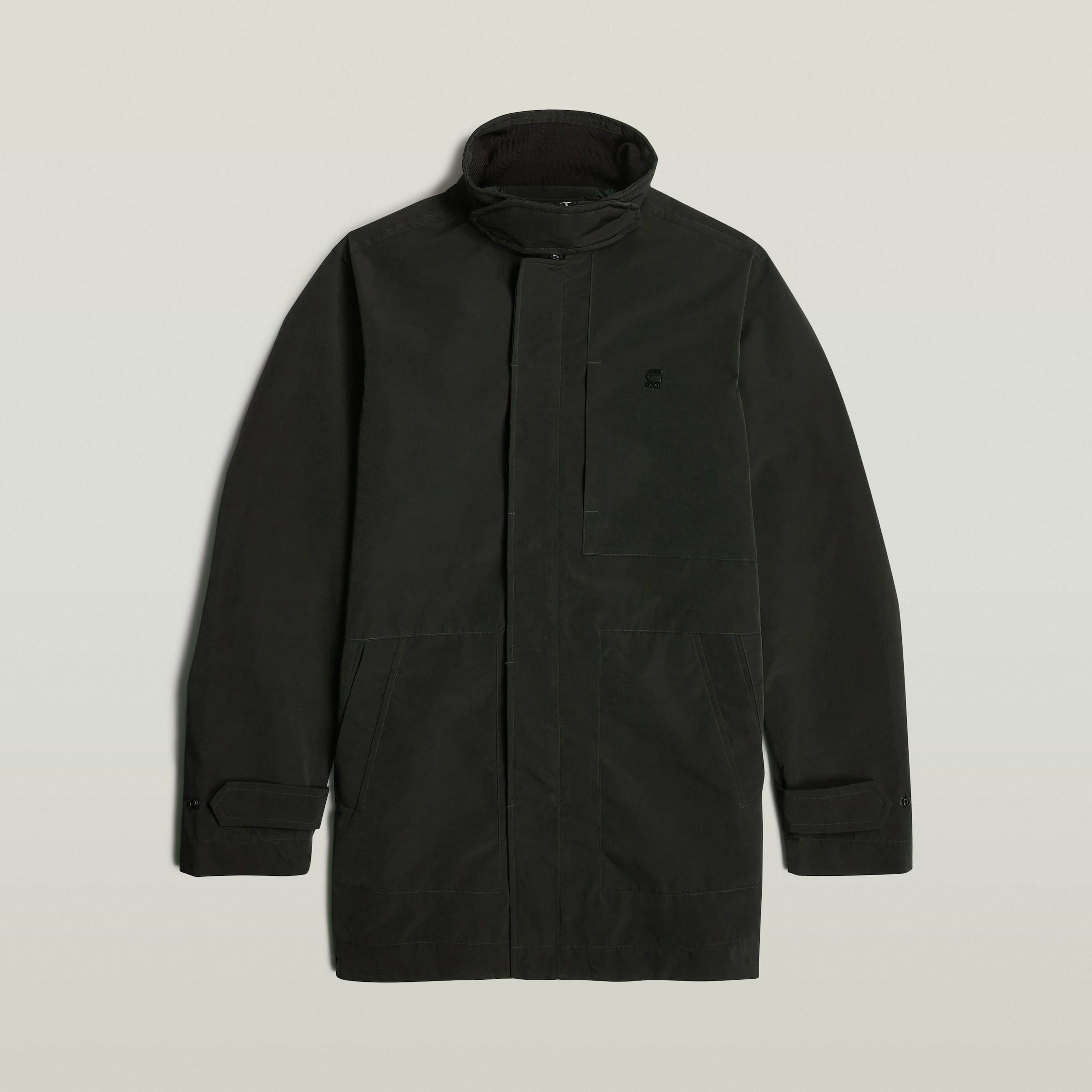 G-STAR Outdoorjacke »Garber Trench«, mit verdeckten Knöpfen