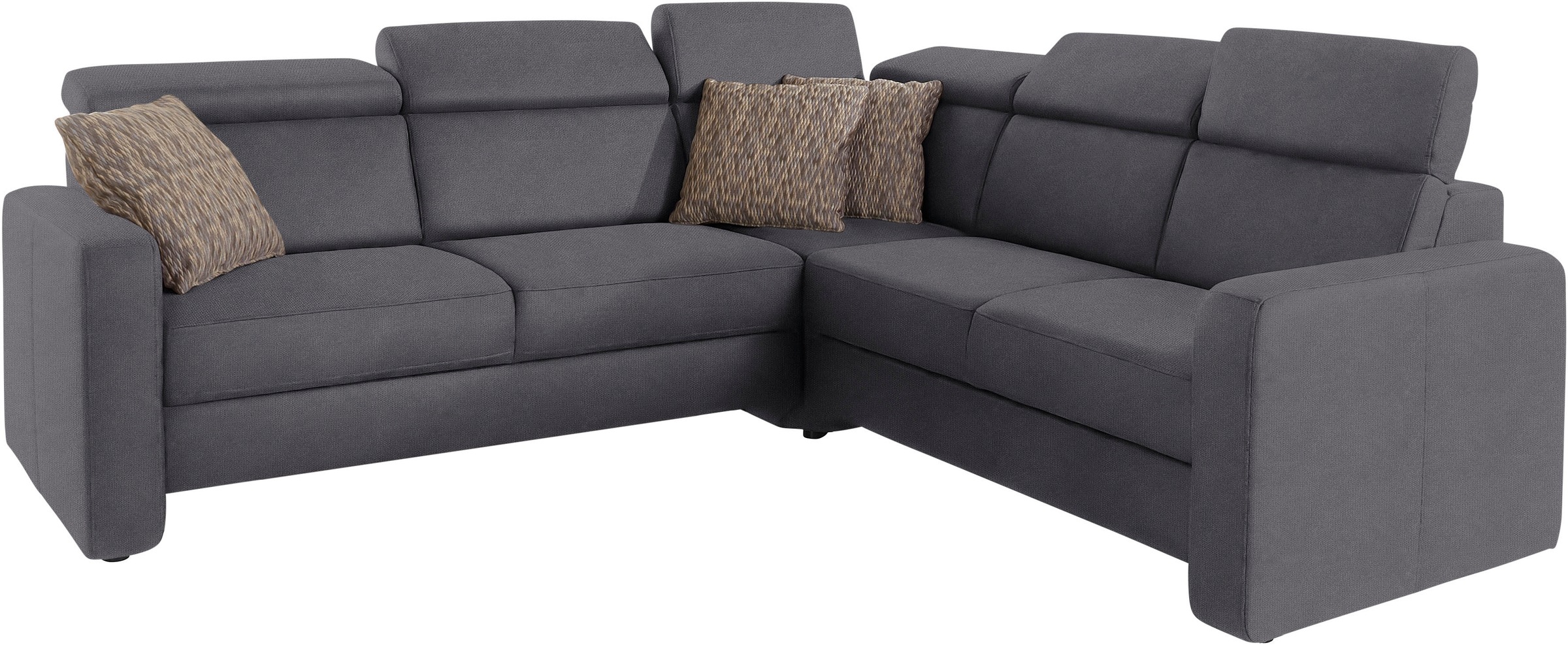 sit&more Ecksofa »Bologna L-Form«, Kopfteilverstellung, wahlweise mit Bettfunktion und Schubkasten