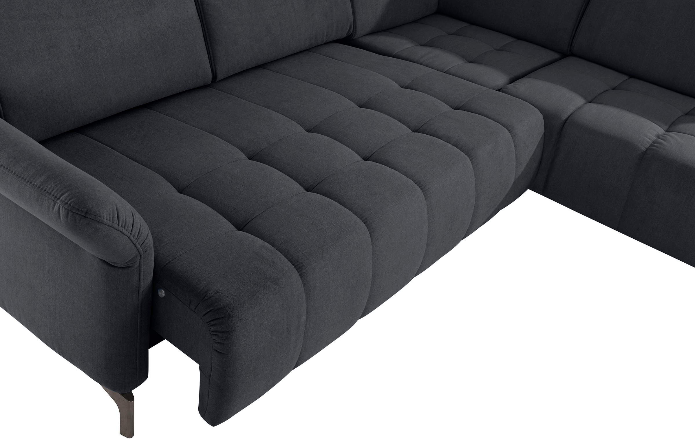 INOSIGN Ecksofa »Fresh L-Form«, Federkern, wahlweise Kopfteilverstellung und motorischer Vorziehsitz