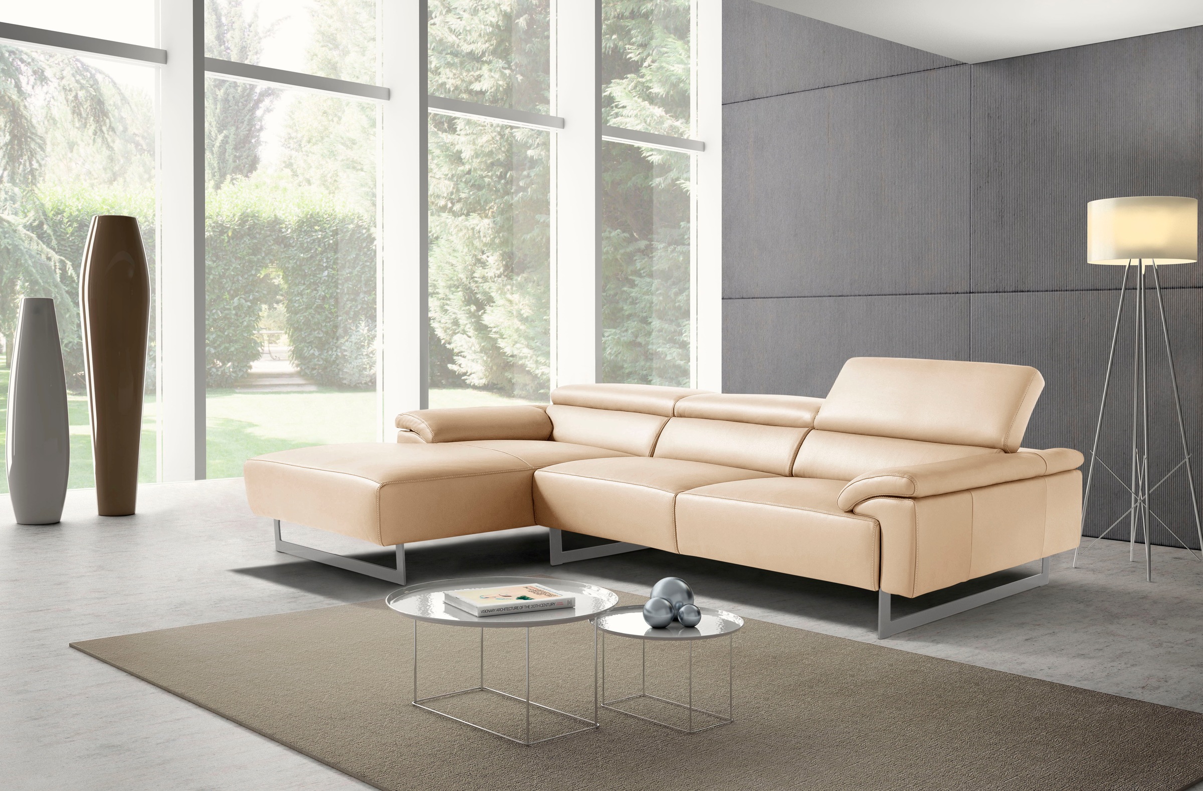 Egoitaliano Ecksofa »Malika, edel und bequem, Designsofa mit hochwertigen B günstig online kaufen
