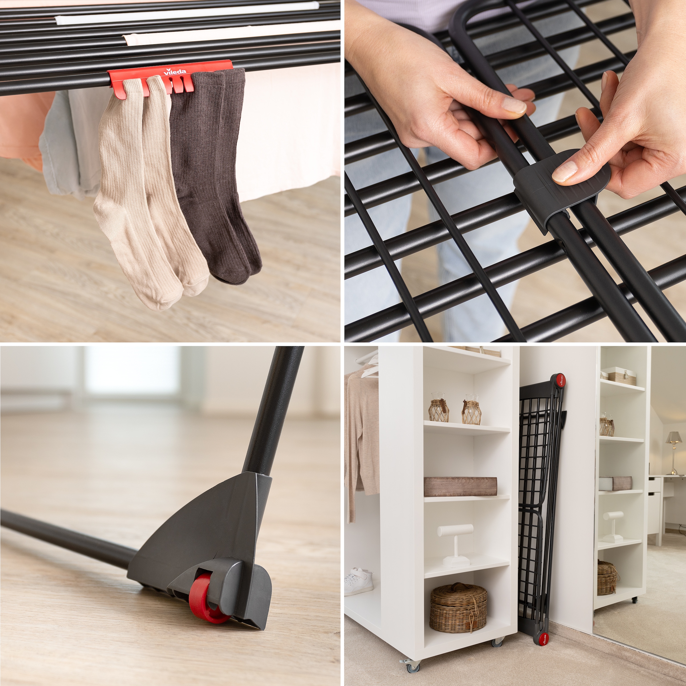 Vileda Wäscheständer »Vileda INFINITY Flex Ultimate« Ausziehbar auf 304 cm - für große Wäschestücke