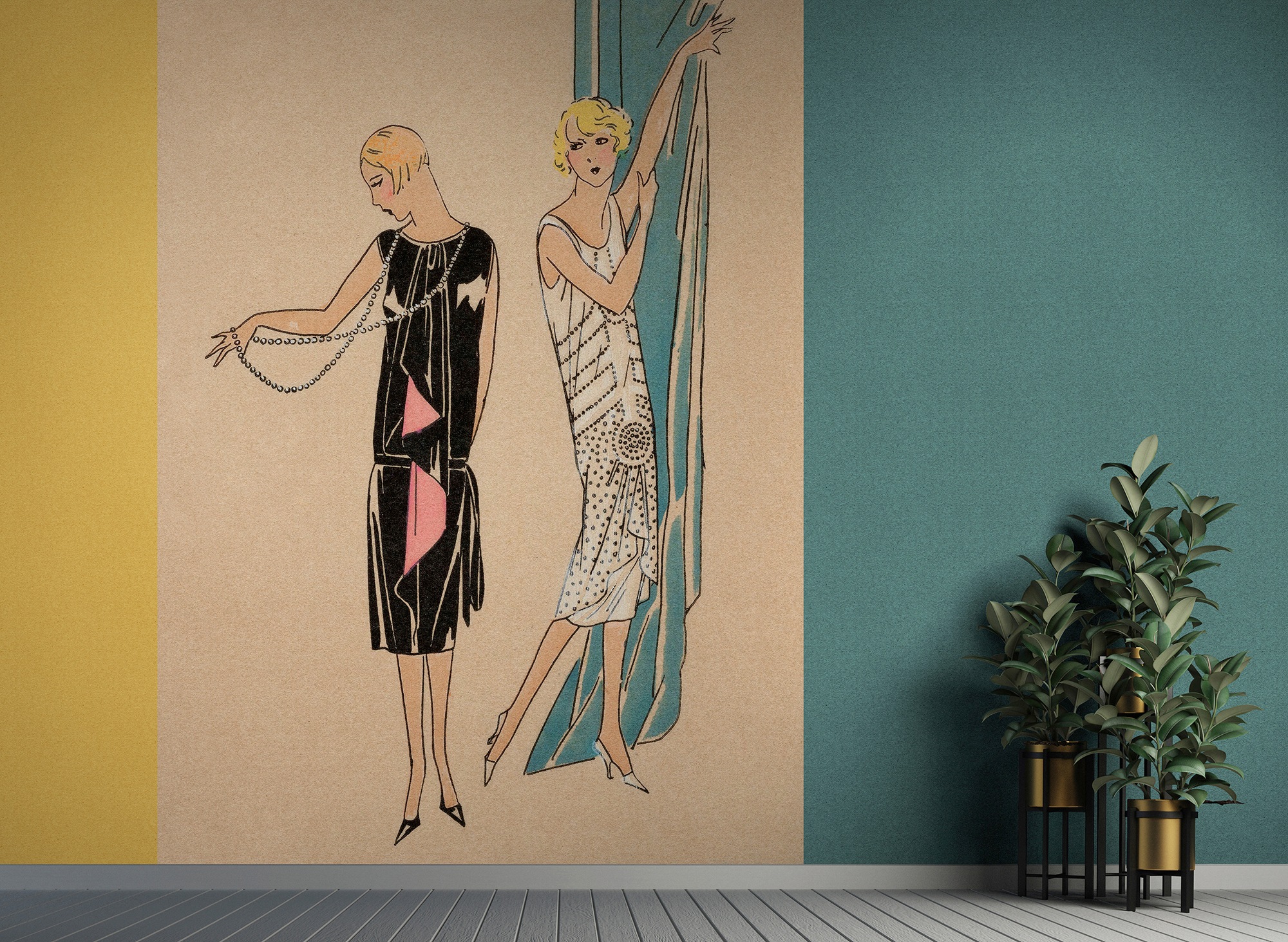 living walls Fototapete »Walls by Patel Parisienne« glatt Vlies, Wand günstig online kaufen
