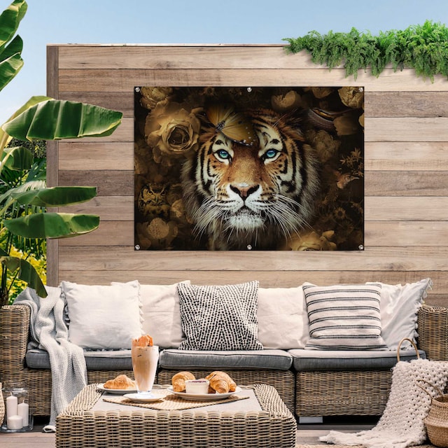 Reinders! Poster »Tiger«, leichtes und wasserfestes Gartenposter für den  Außeneinsatz auf Raten bestellen