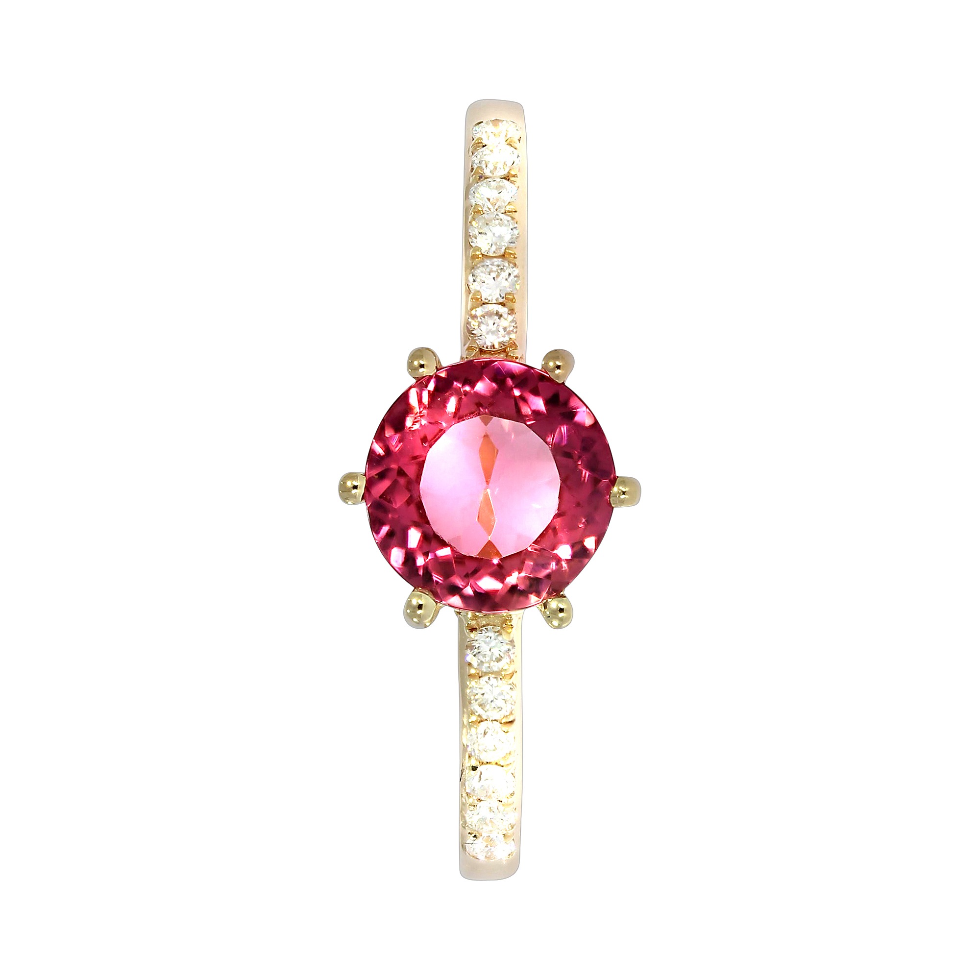 Creazione Bijoux Fingerring »750/- Rotgold mit Turmalin und Diamanten«