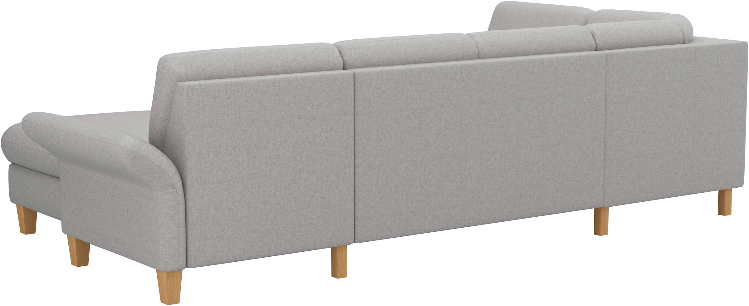 Home affaire Wohnlandschaft »Rochelle, U-Form«, optional mit Armteilverstellung, mit Bettfunktion & Bettkasten
