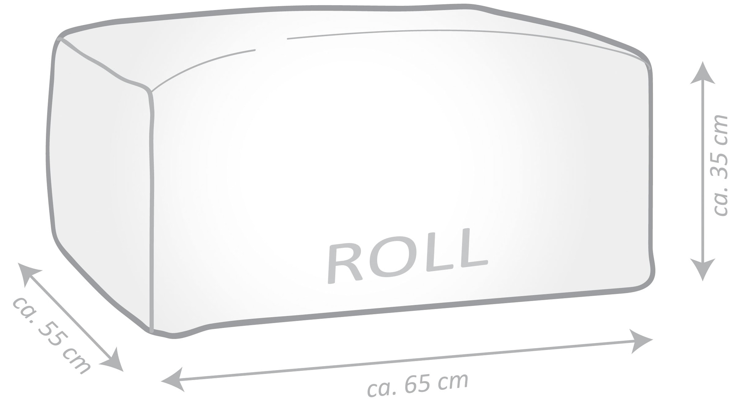 Magma Heimtex Sitzsack »Roll SHARA«, (1 St.)