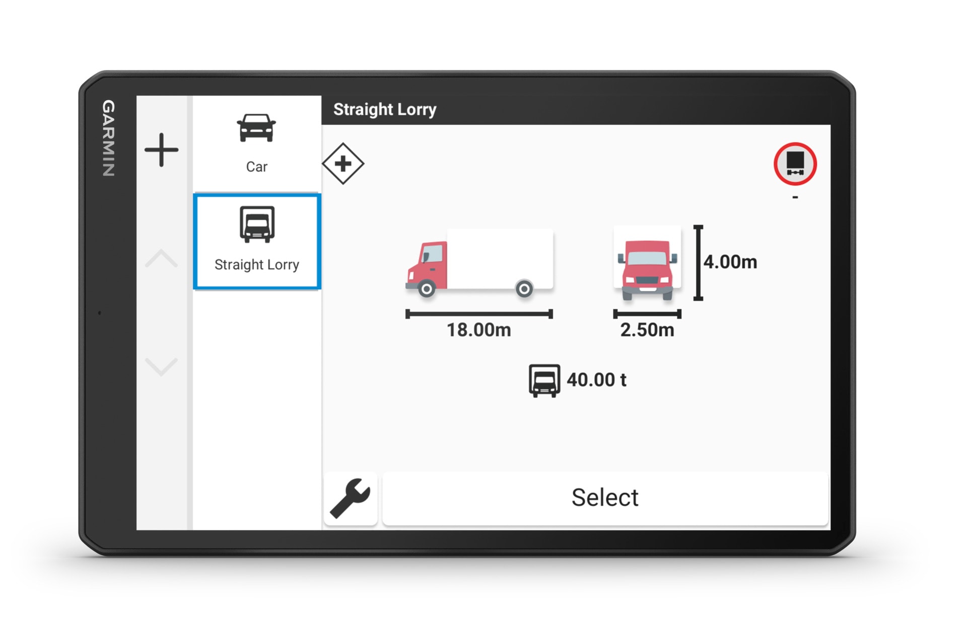 Garmin LKW-Navigationsgerät »dezl LGV1020«, (Europa (49 Länder) Karten-Updates)