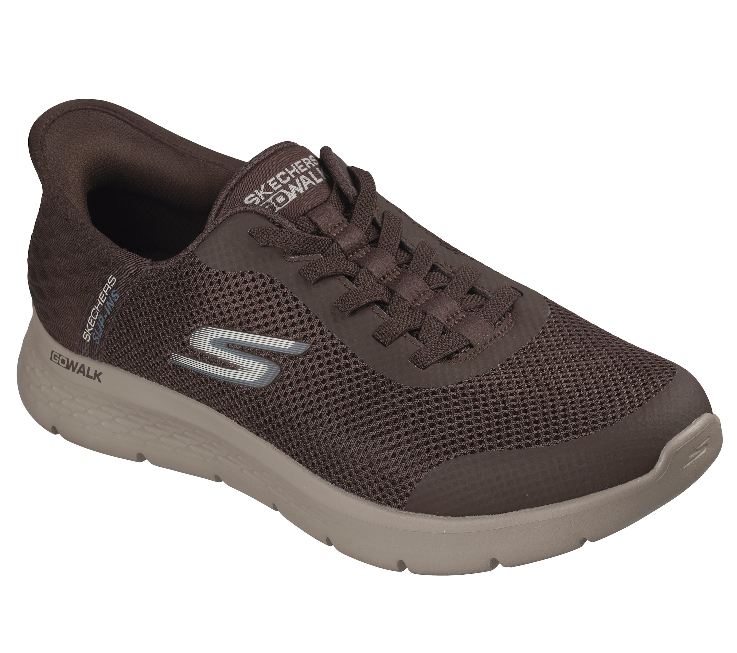 Skechers Slip-On Sneaker »GO WALK FLEX-HANDS UP«  Schlupfschuh, Halbschuh, Freizeitschuh, mit Gummizug, Slip ins