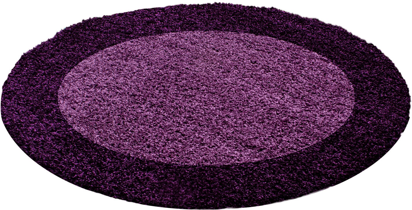 Ayyildiz Teppiche Hochflor-Teppich »Life Shaggy 1503«, rund, 30 mm Höhe, re günstig online kaufen