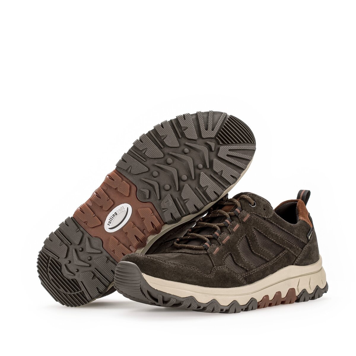 Gabor Sneaker »rollingsoft Sneaker low Materialmix Leder/Textil«