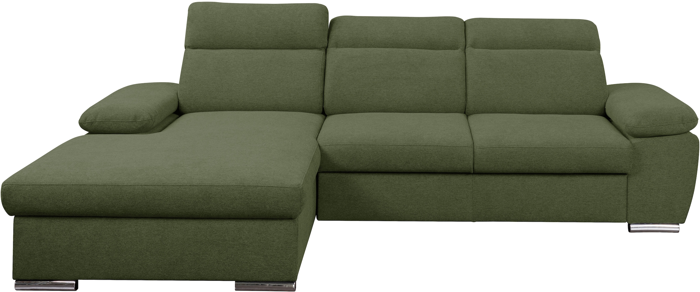 WERK2 Ecksofa »Palma modernes Schlafsofa mit Bettkasten, L-Form, B/T 282/18 günstig online kaufen