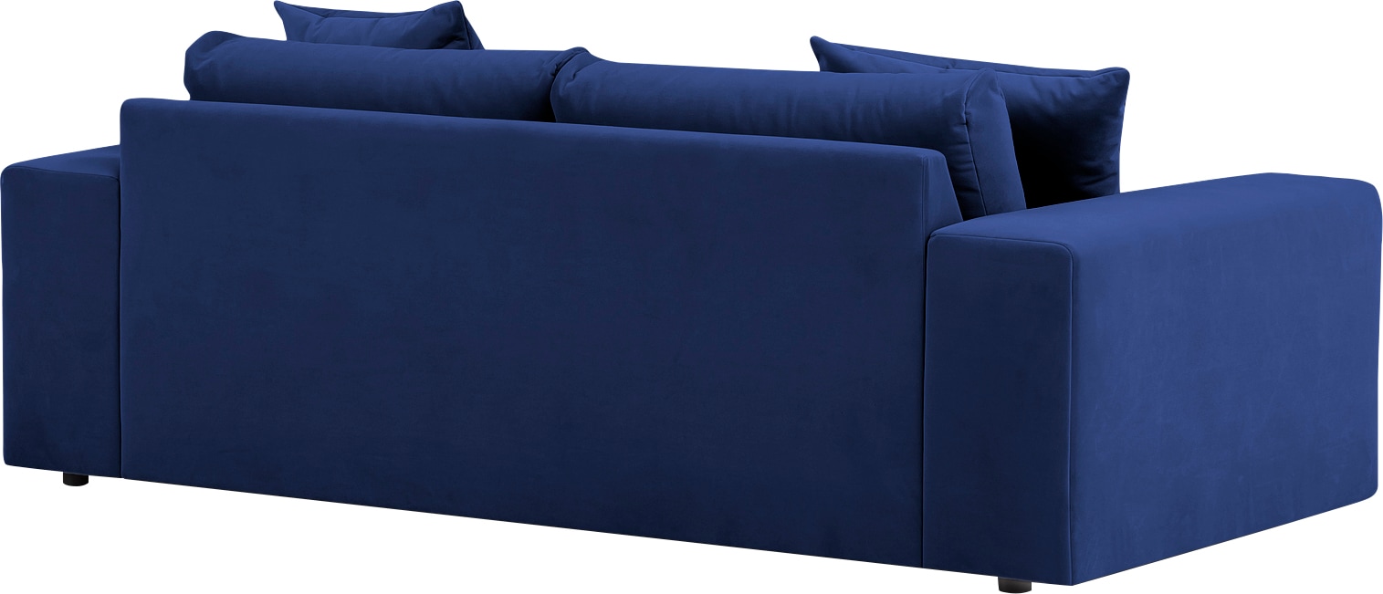 andas 2-Sitzer »SLEETLAND XXL in Samtvelours oder Vintage-Leder-Optik«, besonders groß und bequem