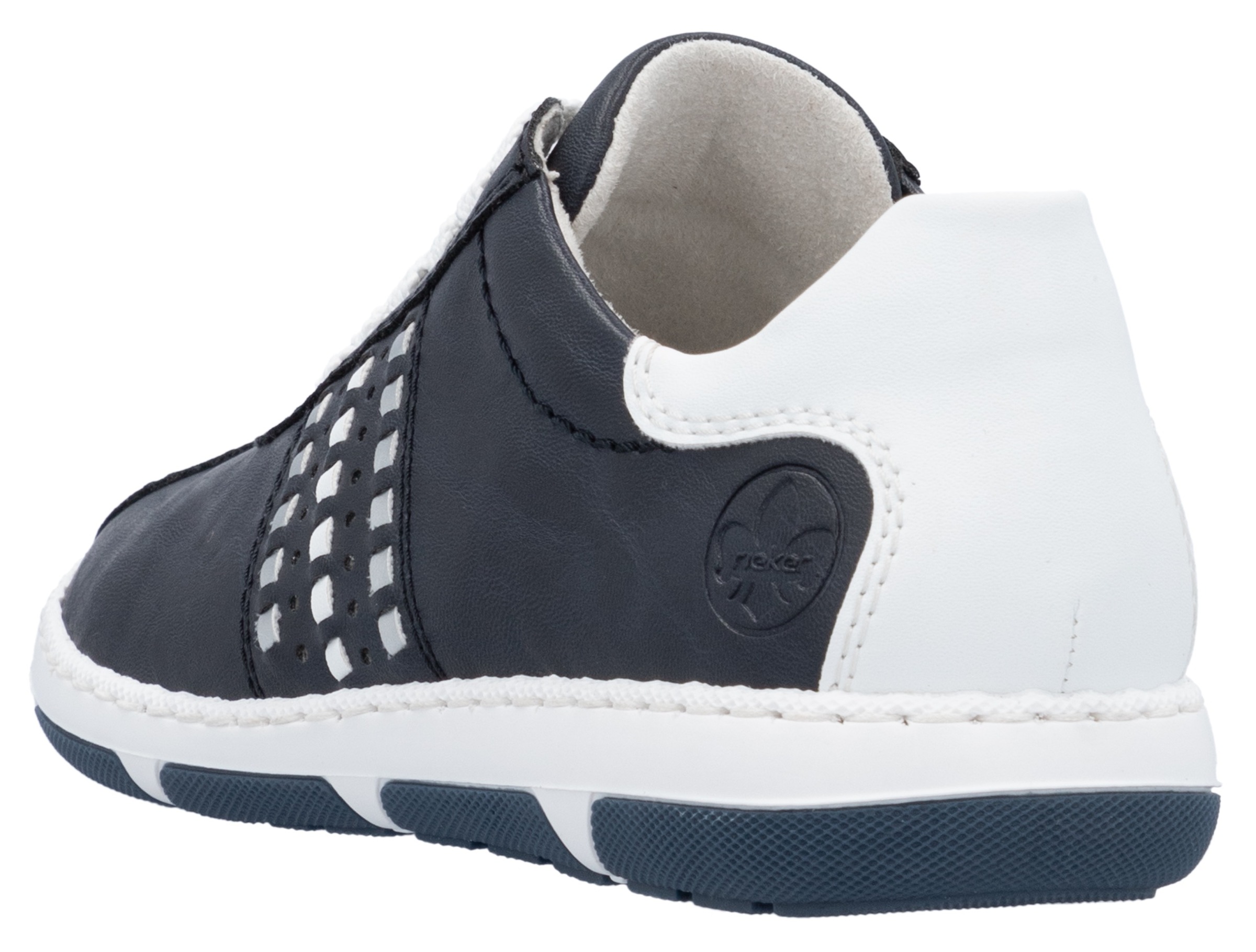 Rieker Sneaker, Halbschuh, Freizeitschuh, Schnürschuh mit gepolstertem Schaftrand