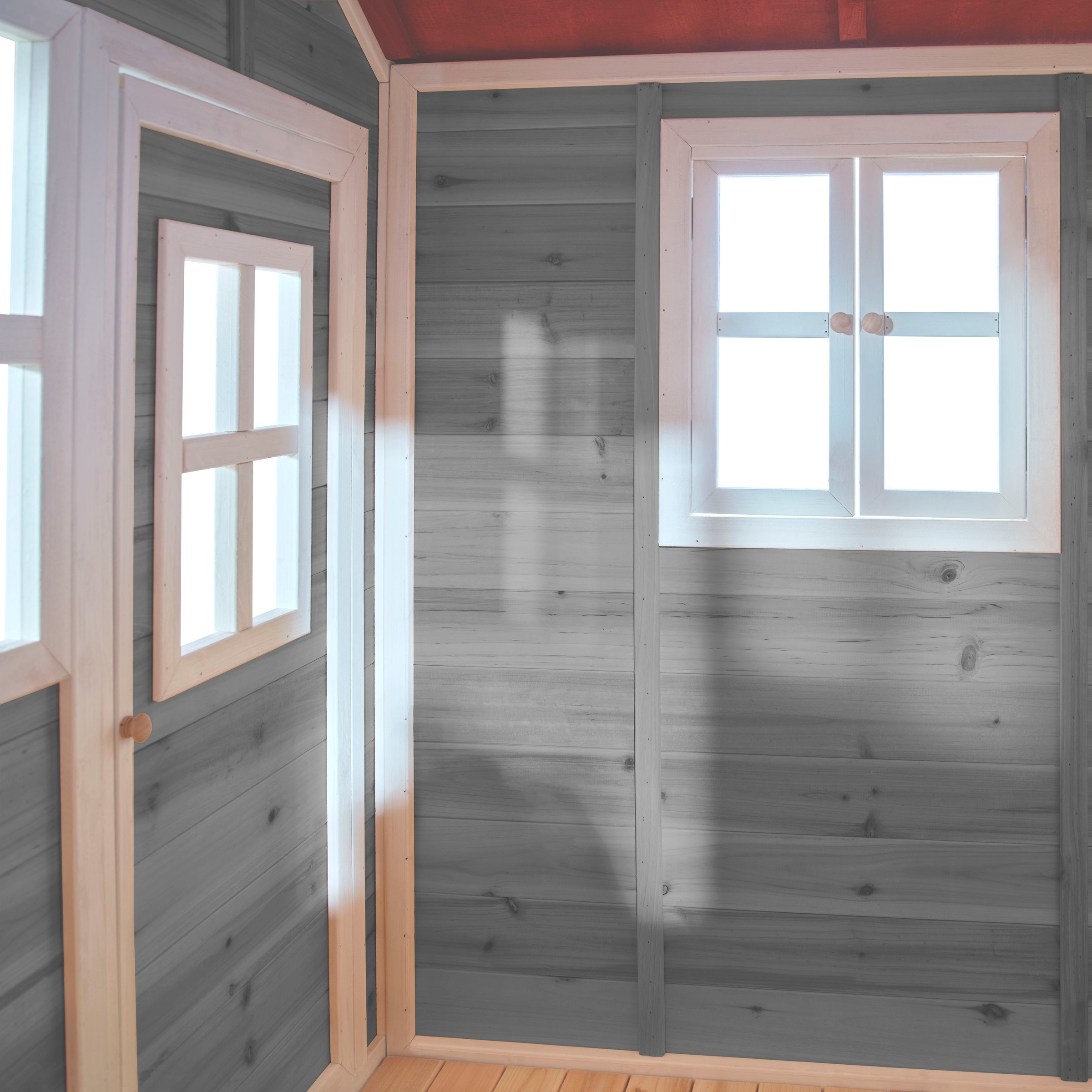 EXIT Spielhaus »Loft 300, grau«, FSC® - schützt Wald - weltweit; mit Rutsche