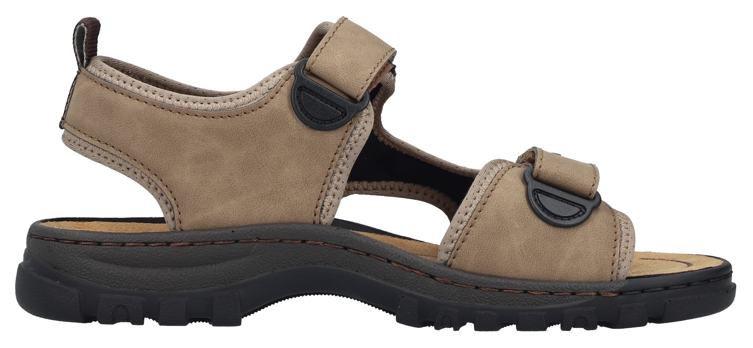 Rieker Sandale  Trekkingsandale, Outdoorsandale, Sommerschuh mit Klettriemchen