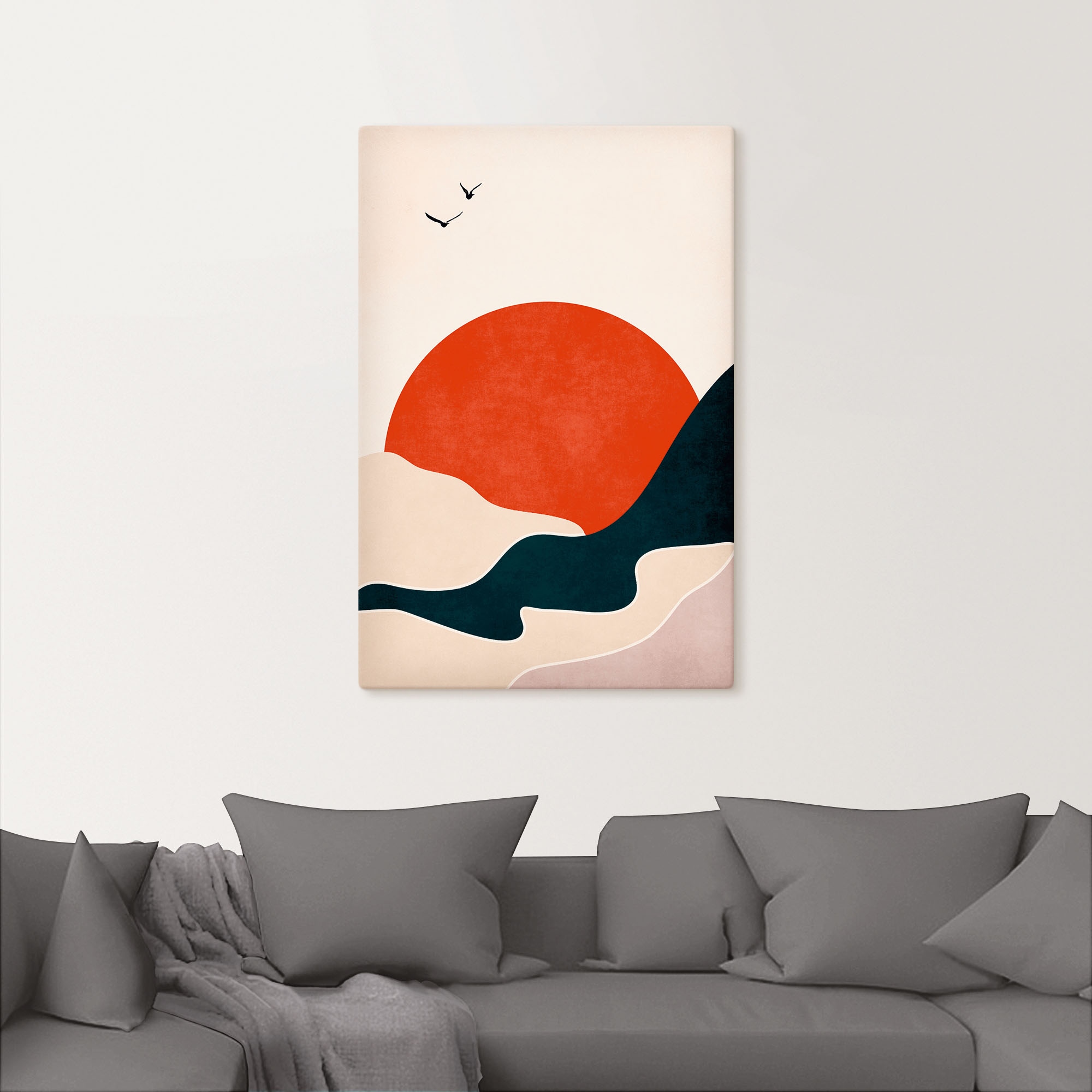 Artland Wandbild kaufen »Ertrinkende online Alubild, Leinwandbild, Sonne«, versch. Meer in Poster (1 St.), Wandaufkleber Bilder, als Größen oder