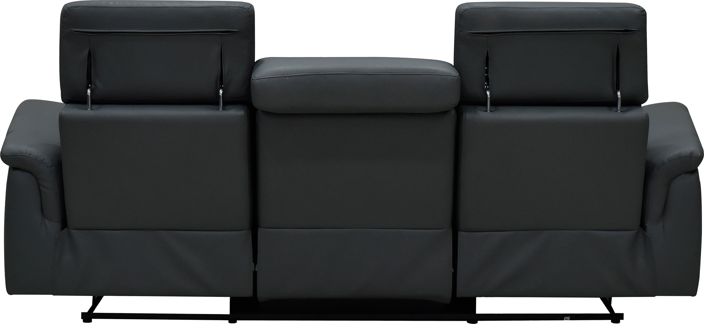 Places of Style 3-Sitzer »Pareli 229cm, manuelle u. elektr. Relaxfunktion in 2 Sitzen«, USB, KT-Verstellung, LED Beleuchtung, in Echtleder, Kunstleder, Web