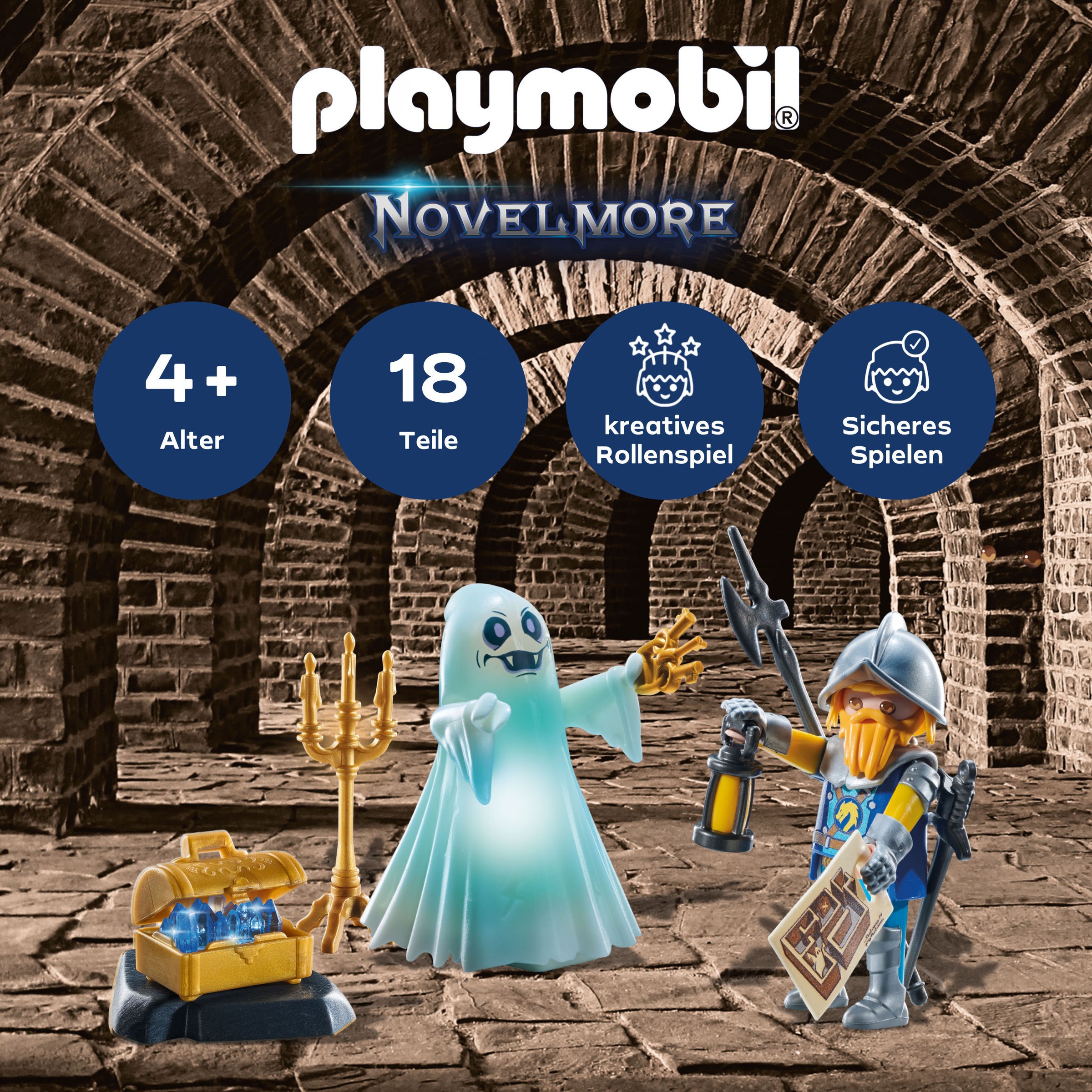 Playmobil® Konstruktions-Spielset »Schlossgespenst und Ritter (71797), Play günstig online kaufen