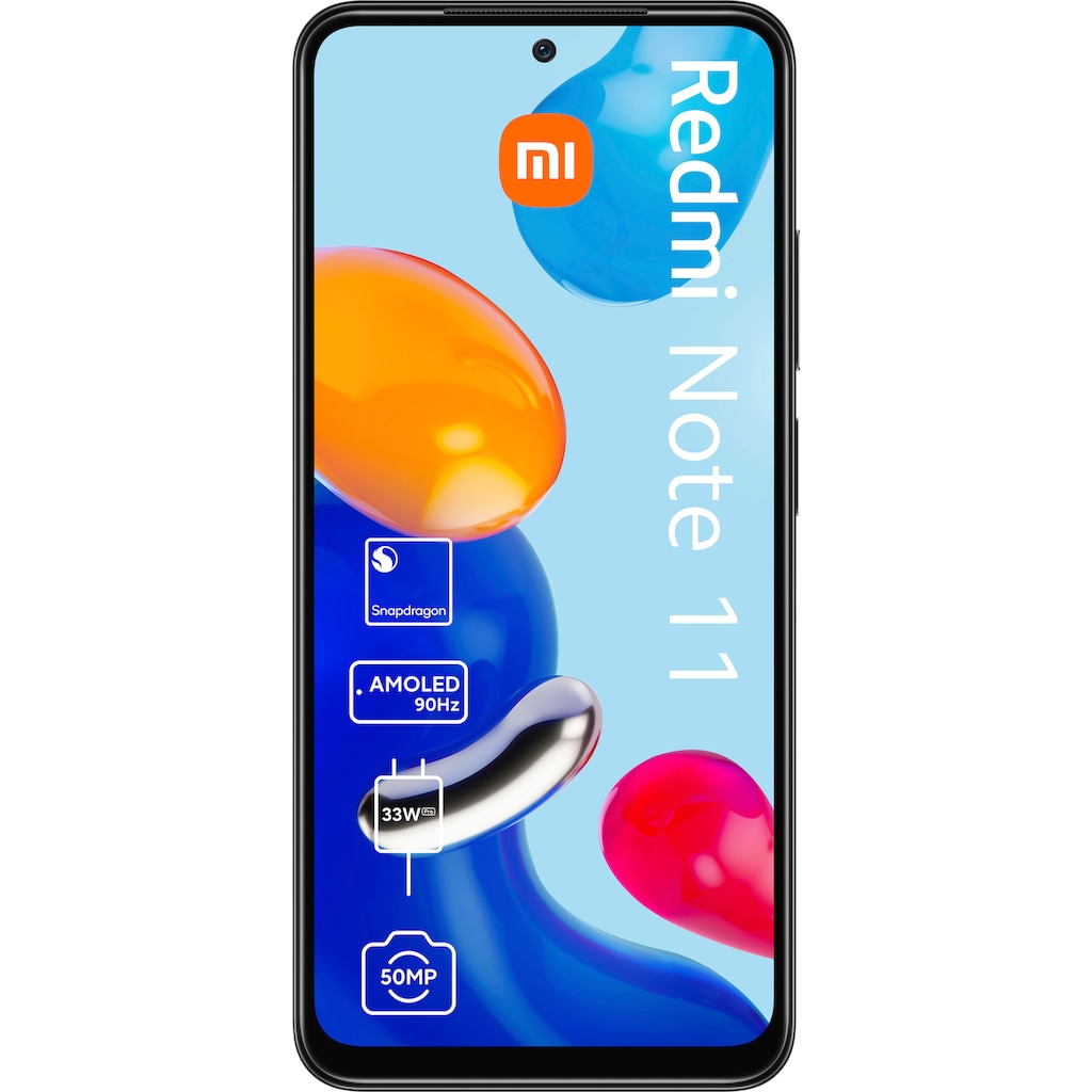 Xiaomi Smartphone »Redmi Note 11«, Graphite Gray, 16,33 cm/6,43 Zoll, 64 GB Speicherplatz, 50 MP Kamera