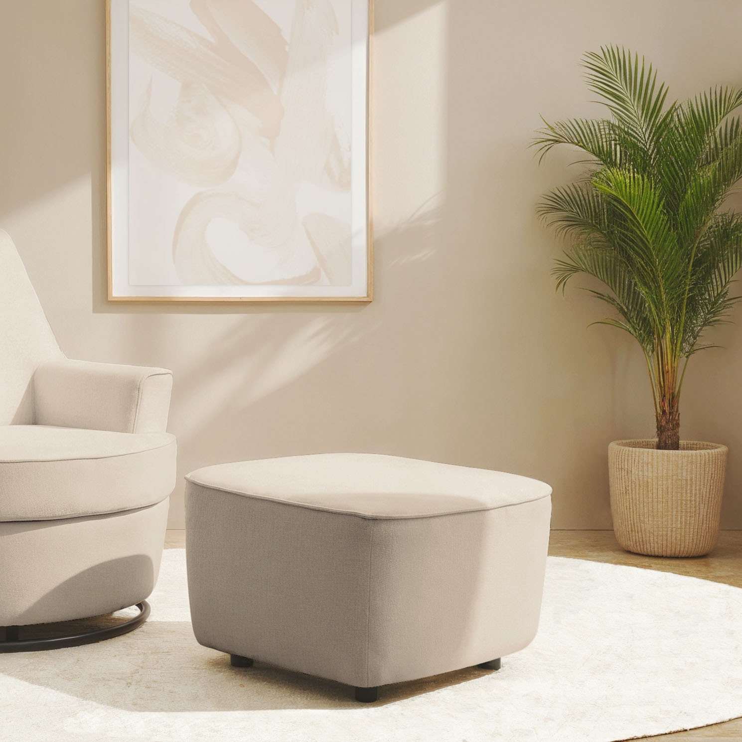 Home affaire Polsterhocker »HETTY, passender Hocker zum Drehsessel HETTY, 5 günstig online kaufen