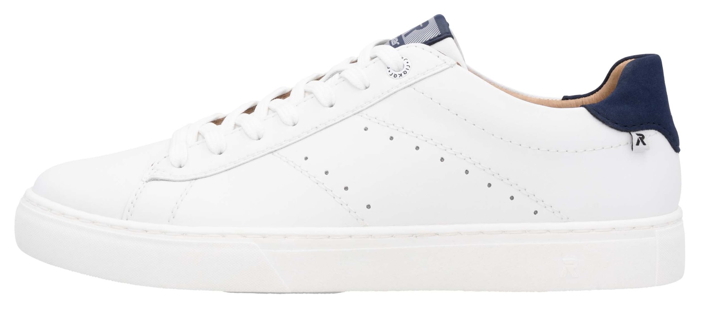 RIEKER Sport Sneaker  mit Leder-Innenfutter, Freizeitschuh, Halbschuh, Schnürschuh