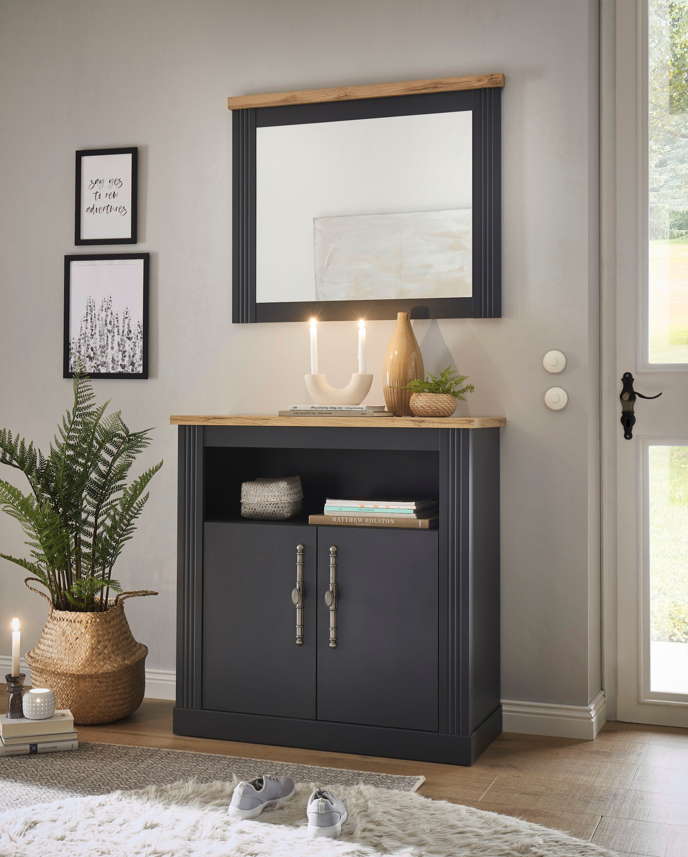 Home affaire Garderoben-Set »WESTMINSTER TOPSELLER!«, (2 St., Kommode, Spie günstig online kaufen