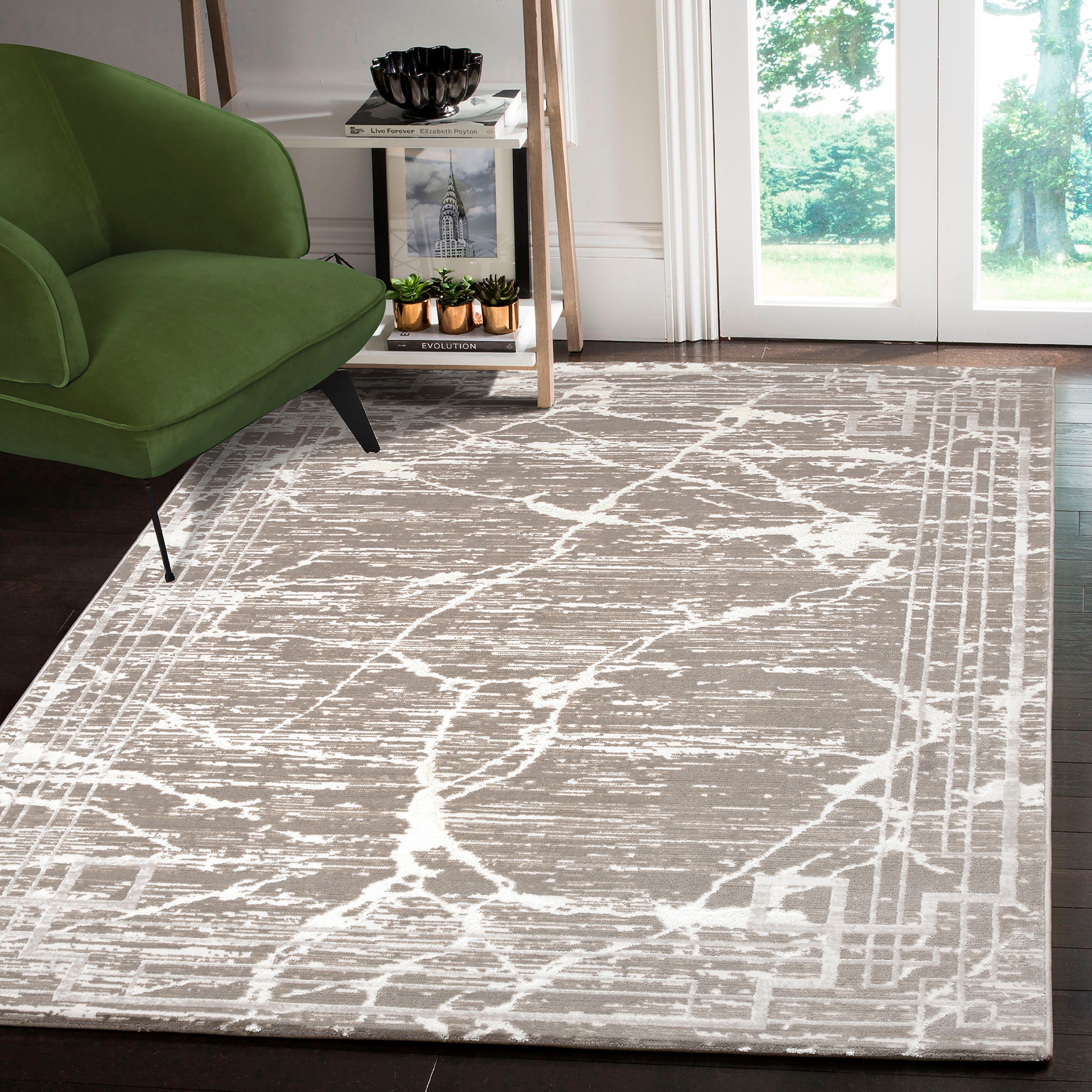 Sanat Teppich »Harmony 3214«, rechteckig, 12 mm Höhe, abstrakter Kurzflorte günstig online kaufen