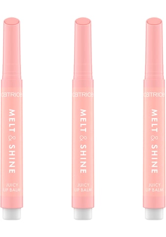 Lippenbalsam »Melt & Shine Juicy Lip Balm«, (Set, 3 tlg.)