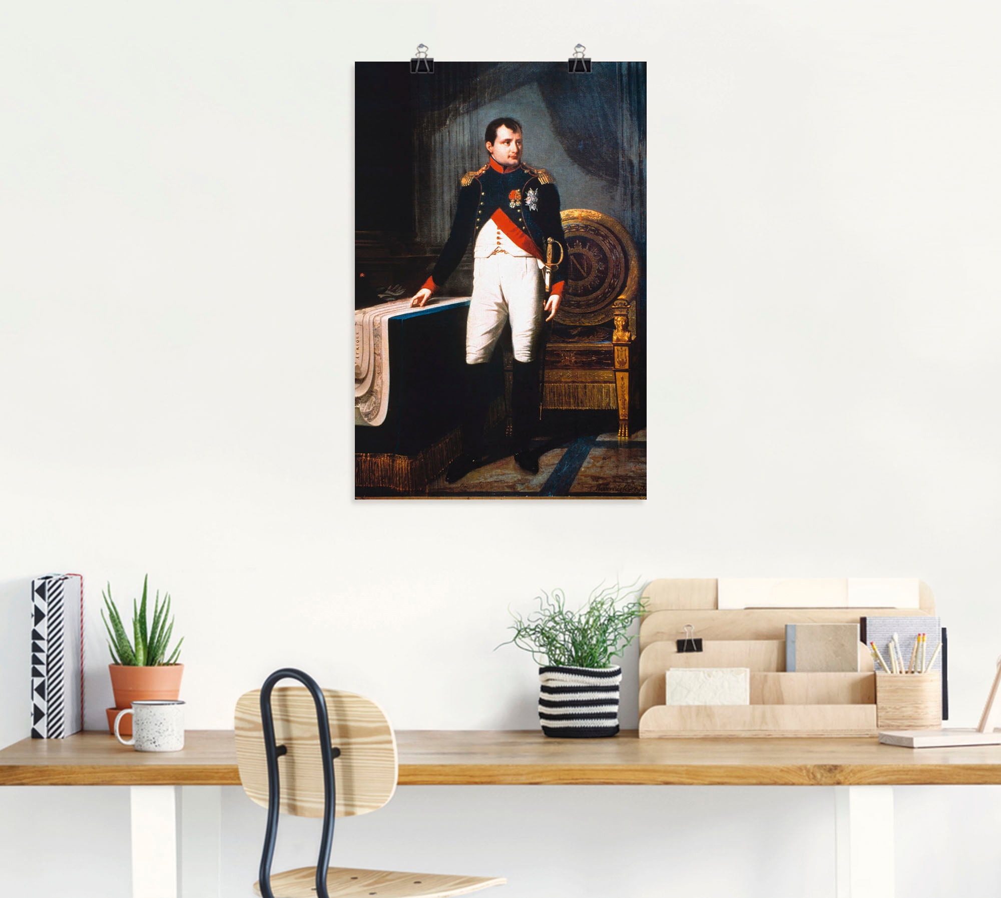 Artland Poster »Napoleon Bonaparte, 1809«, Menschen, (1 St.), als Alubild, Leinwandbild, Wandaufkleber oder Poster in versch. Größen