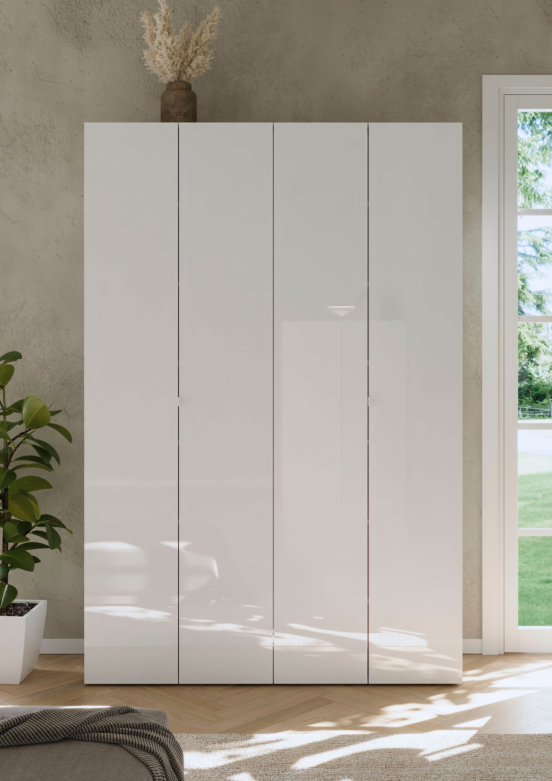 INOSIGN Schuhschrank »SMILE Breite 124 cm, Höhe 184 cm, Schuhregal mit 7 Eb günstig online kaufen