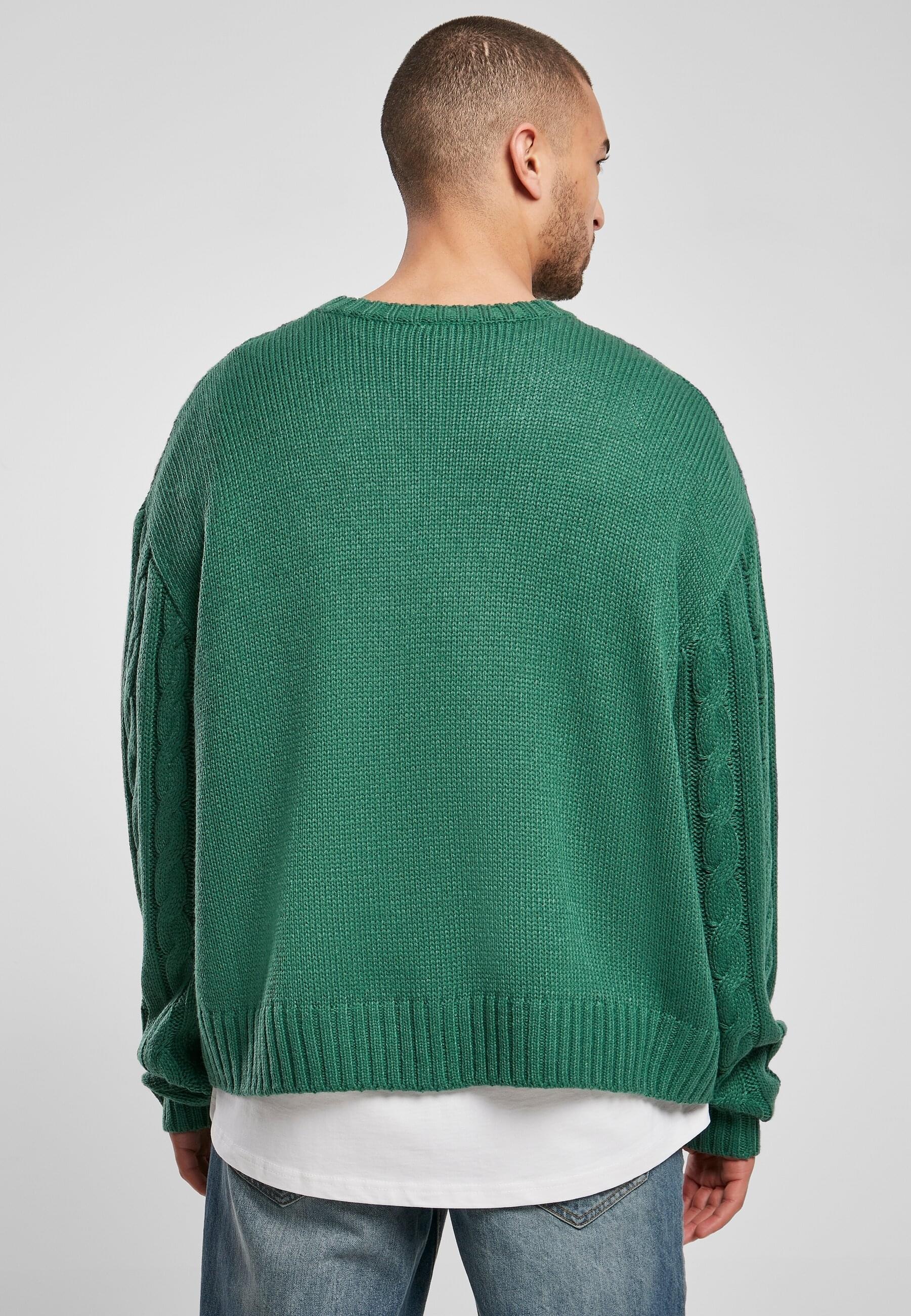 URBAN CLASSICS Rundhalspullover »Urban Classics Herren Boxy Sweater« 1 Stk. tlg.