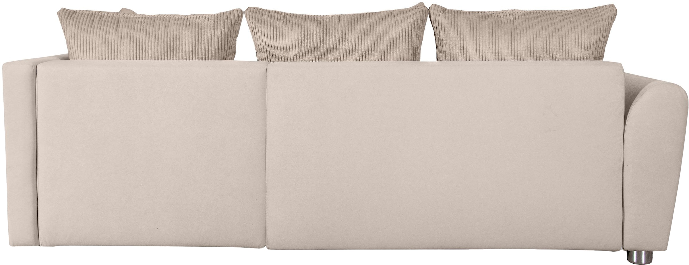 COLLECTION AB Ecksofa »JANA«, Ecksofa,Bettfunktion,Bettkasten,Bonnelfederkern,Rückenkissen