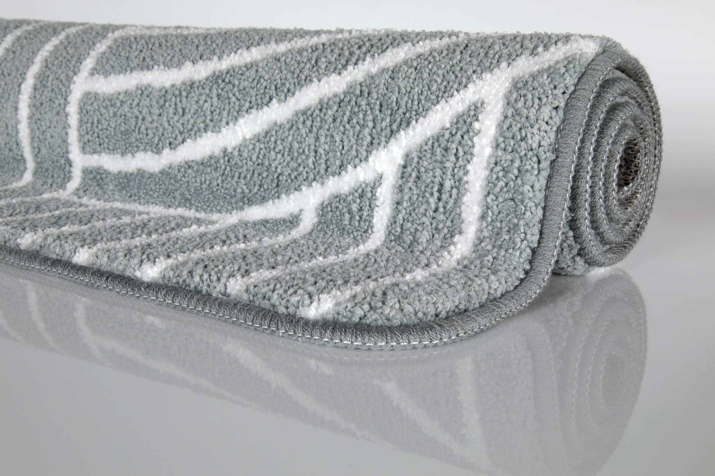 Wecon home Basics Badematte »Hilda«, waschbar, rutschfest, strapazierfähig, pflegeleicht mit Retro Muster