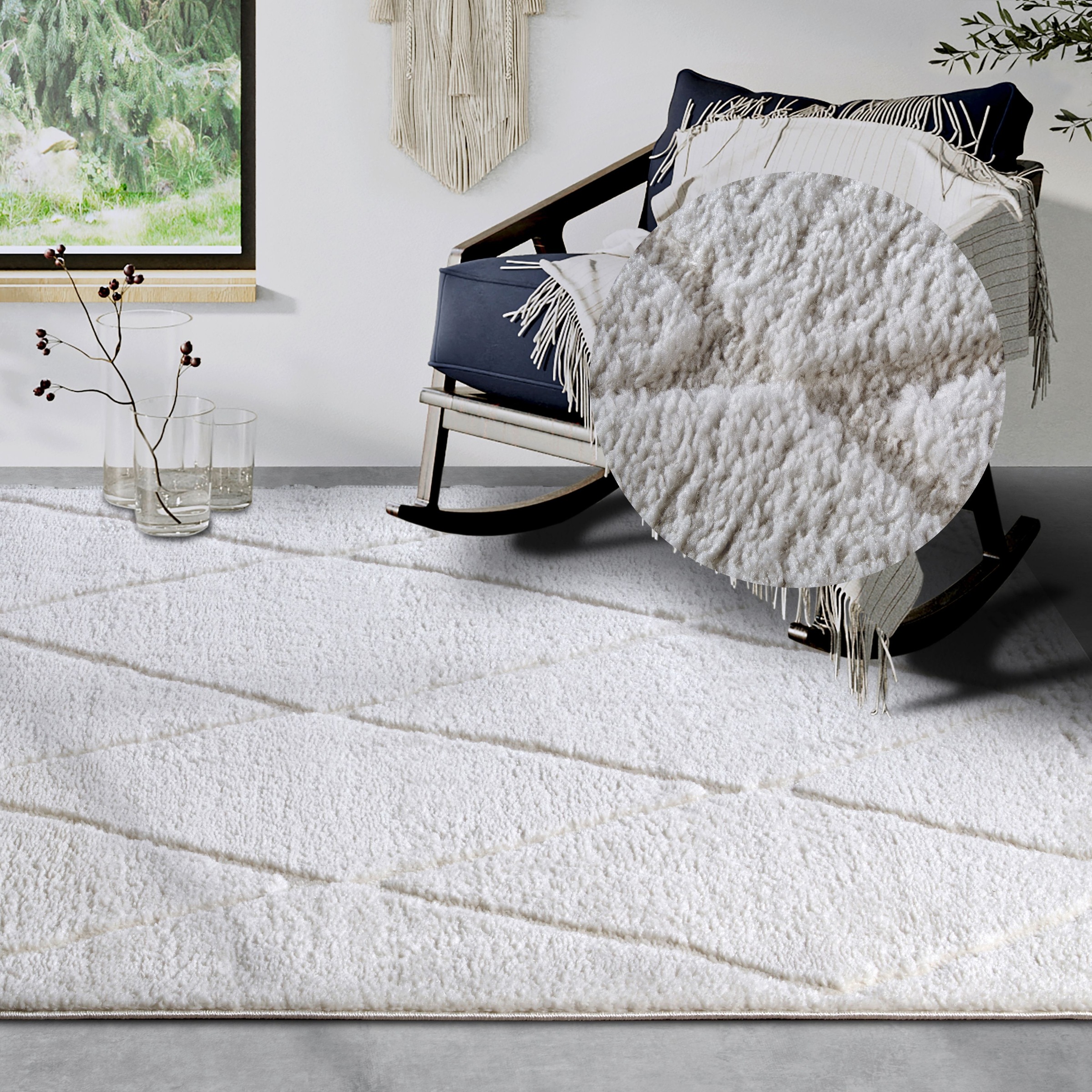 ELLE DECORATION Designteppich »Perrotin«, rechteckig, 18 mm Höhe, Läufer, S günstig online kaufen