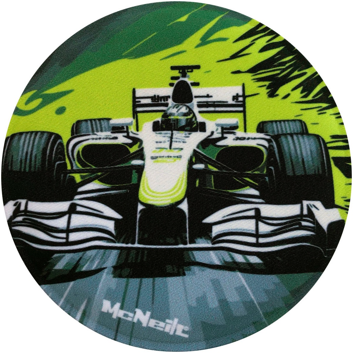 McNeill Schulranzen »Perfecto, Gradient Lemon«, reflektierende Streifen auf den Schultergurten-retroreflektierende Flächen, inkl. Federmäppchen, Turnbeutel, Schlamperrolle & Motivmagnet