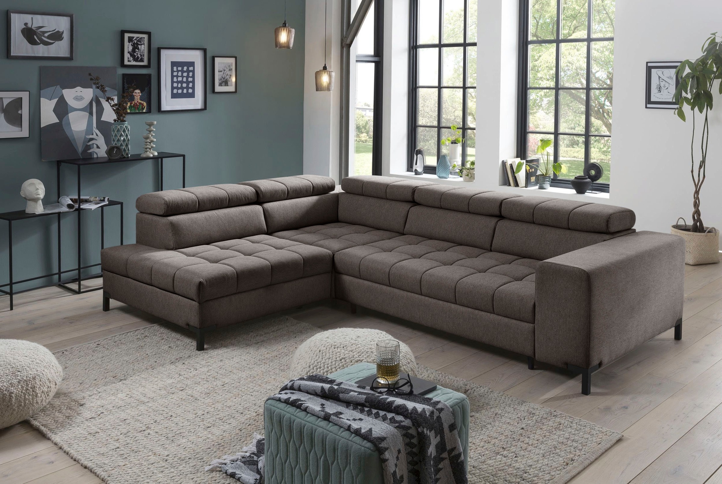 exxpo - sofa fashion Ecksofa »Bocco, hochwertige Verarbeitung, toller Sitzk günstig online kaufen