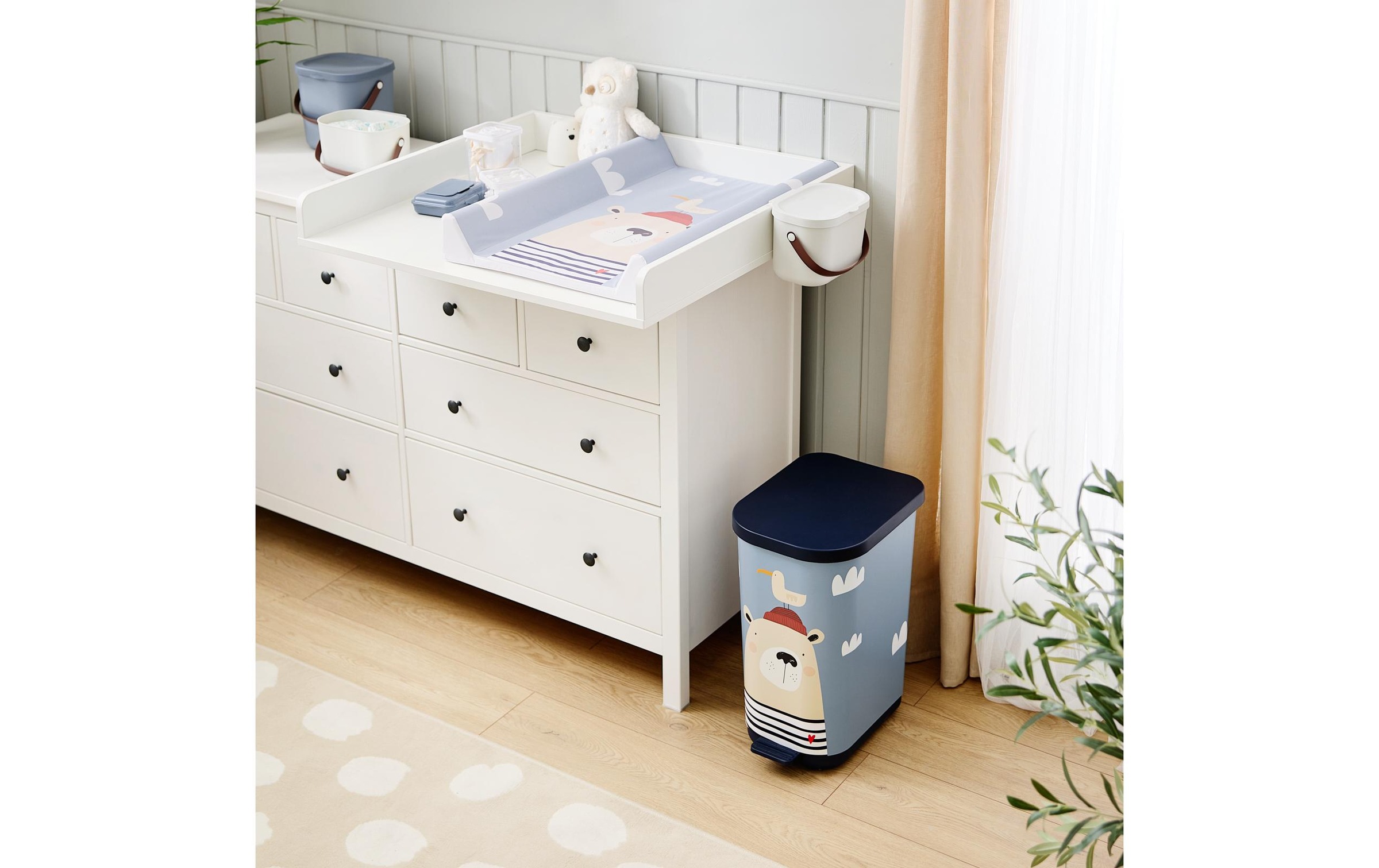 Rotho Babydesign Windeleimer »Yuma Bär Ahoi 35 l«