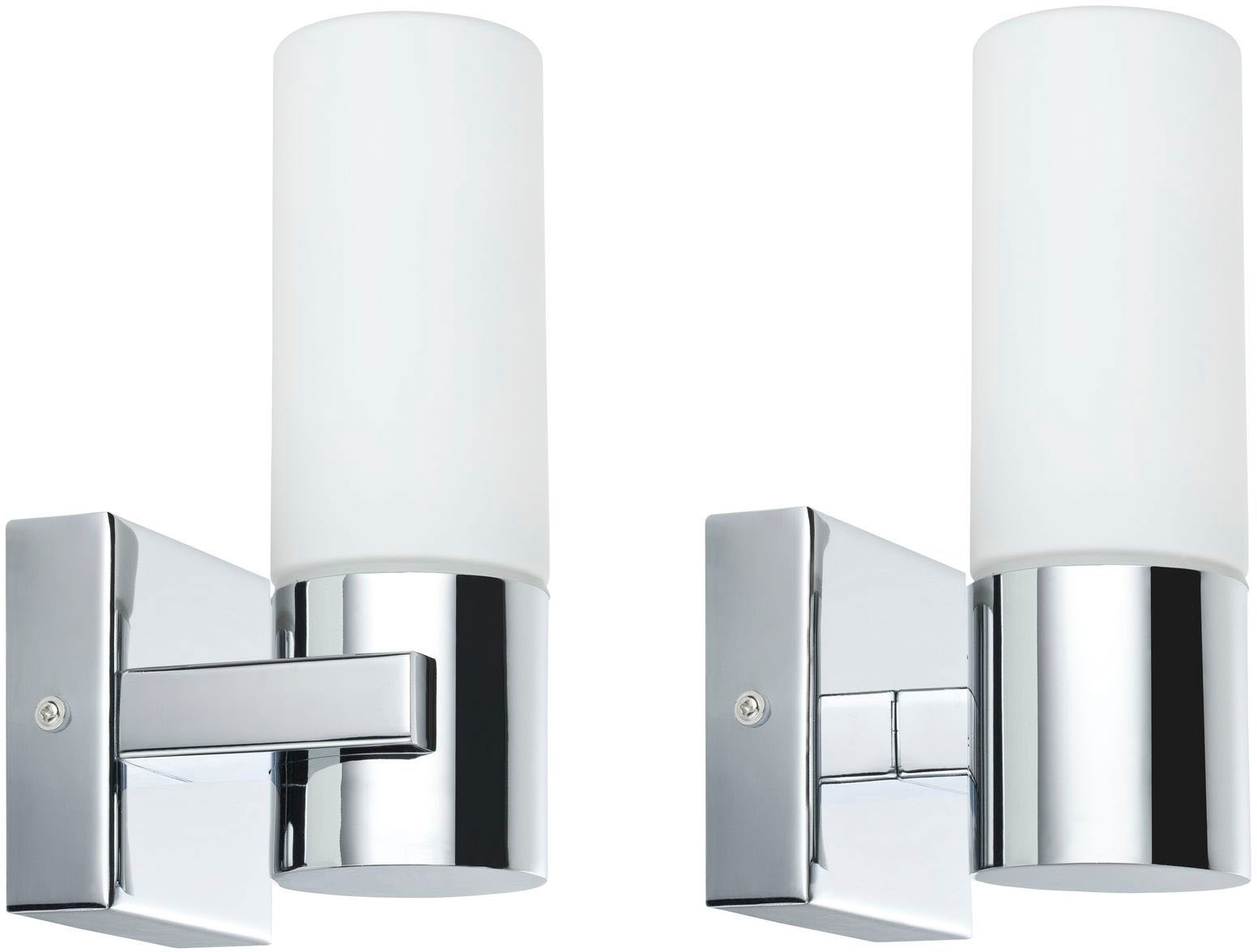 Paulmann LED Wandleuchte »Gemini« Schutzart IP44, für Leuchtmittel E14, 2er-Set